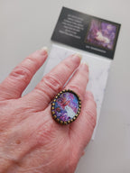 Bague "La nuit est mon royaume"