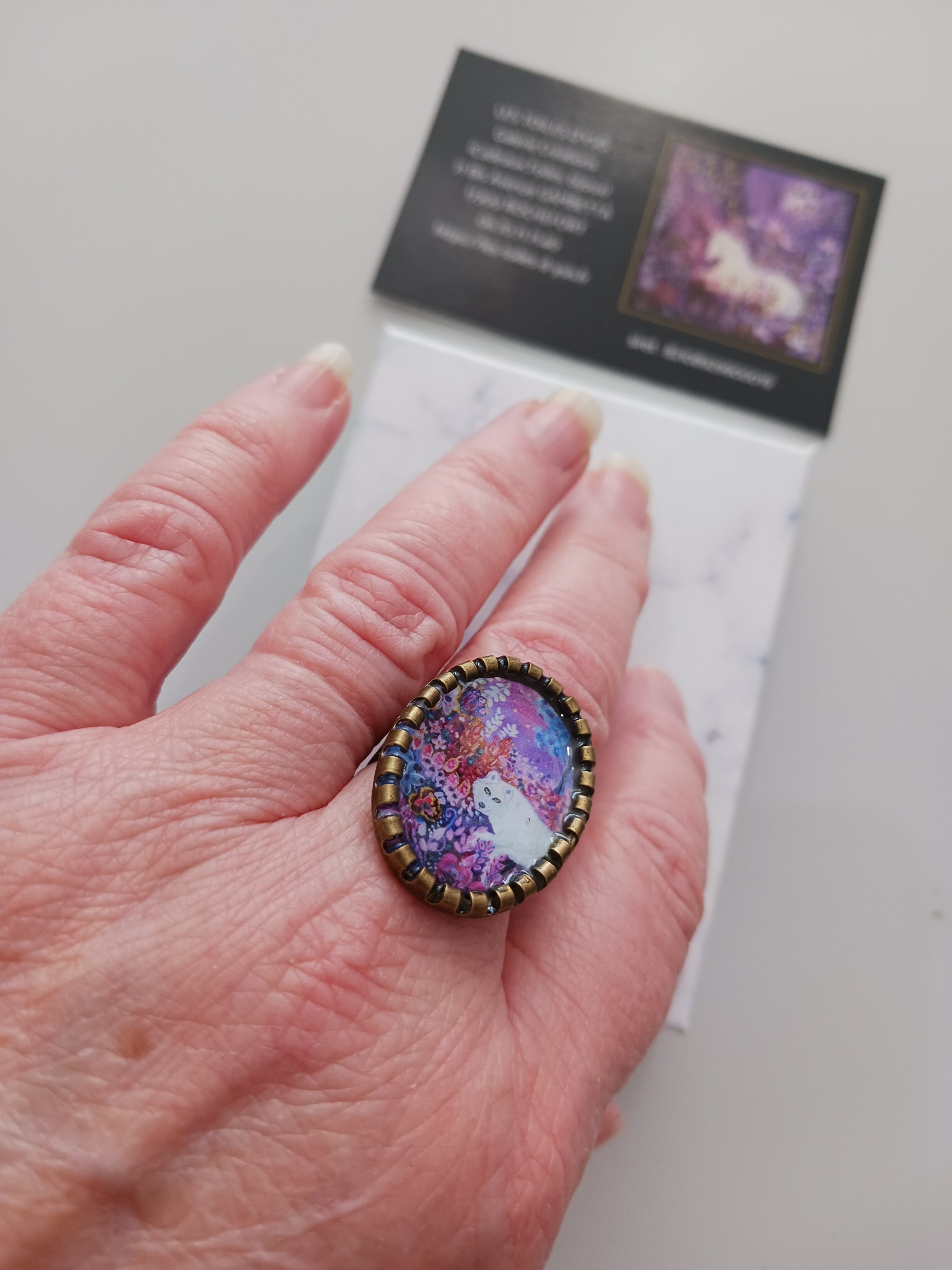 Bague "La nuit est mon royaume"