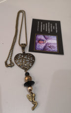 Parure bronze cœur de fée