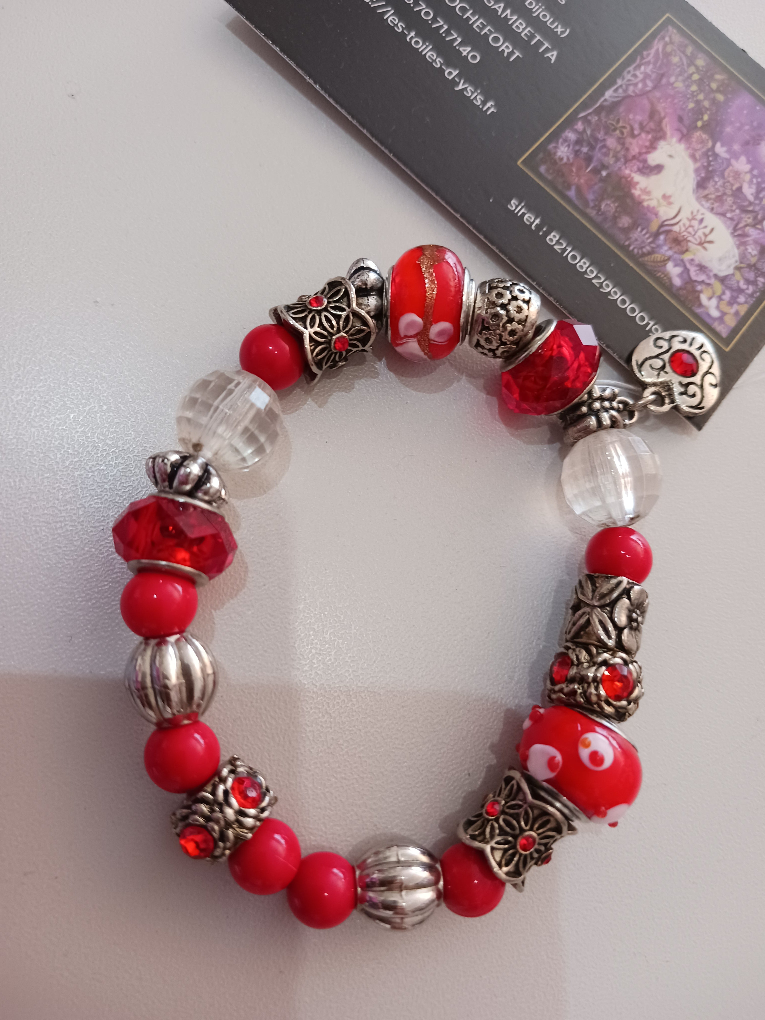 Bracelet rouge passion