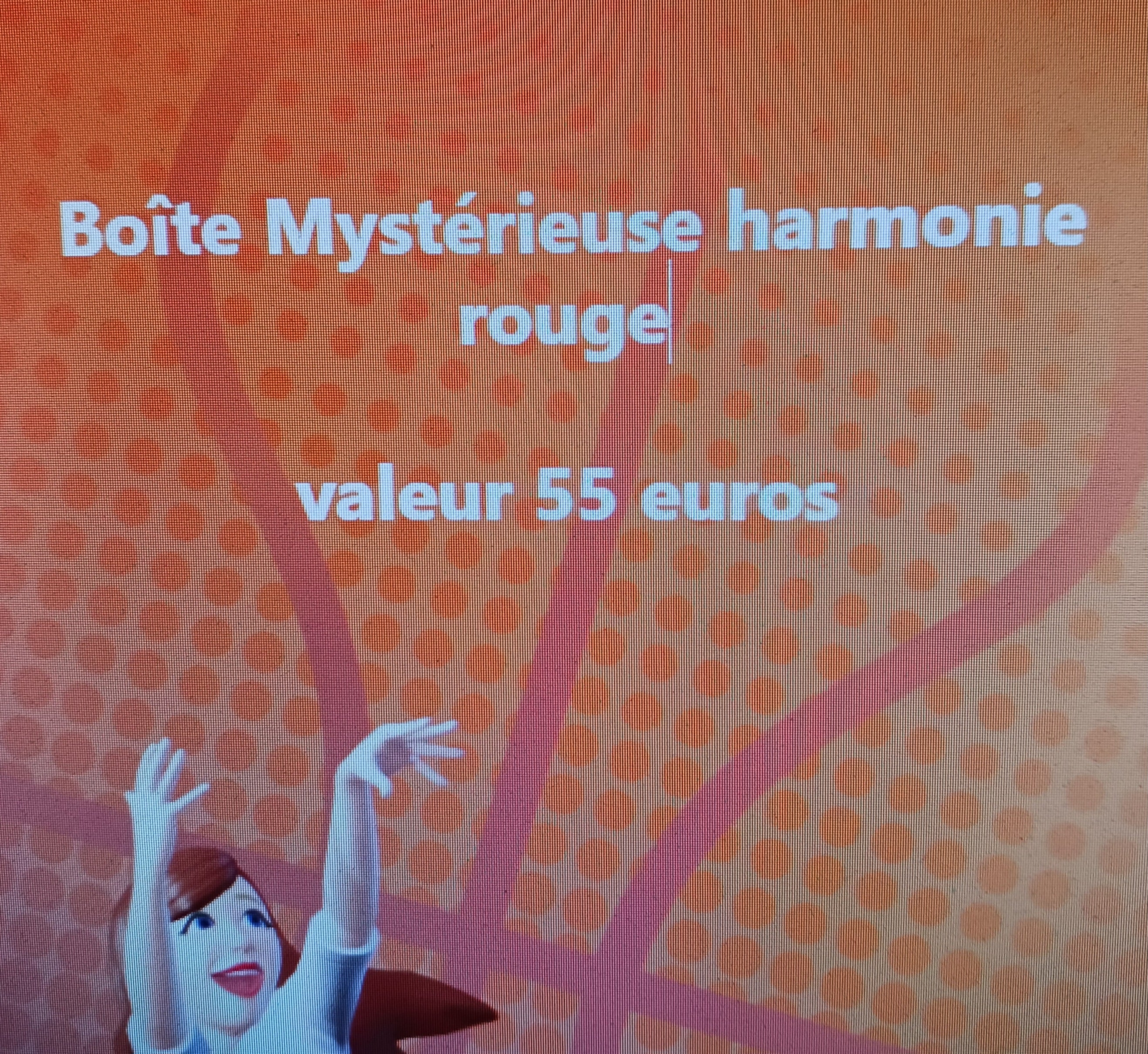 Boîte mystérieuse Harmonie Rouge