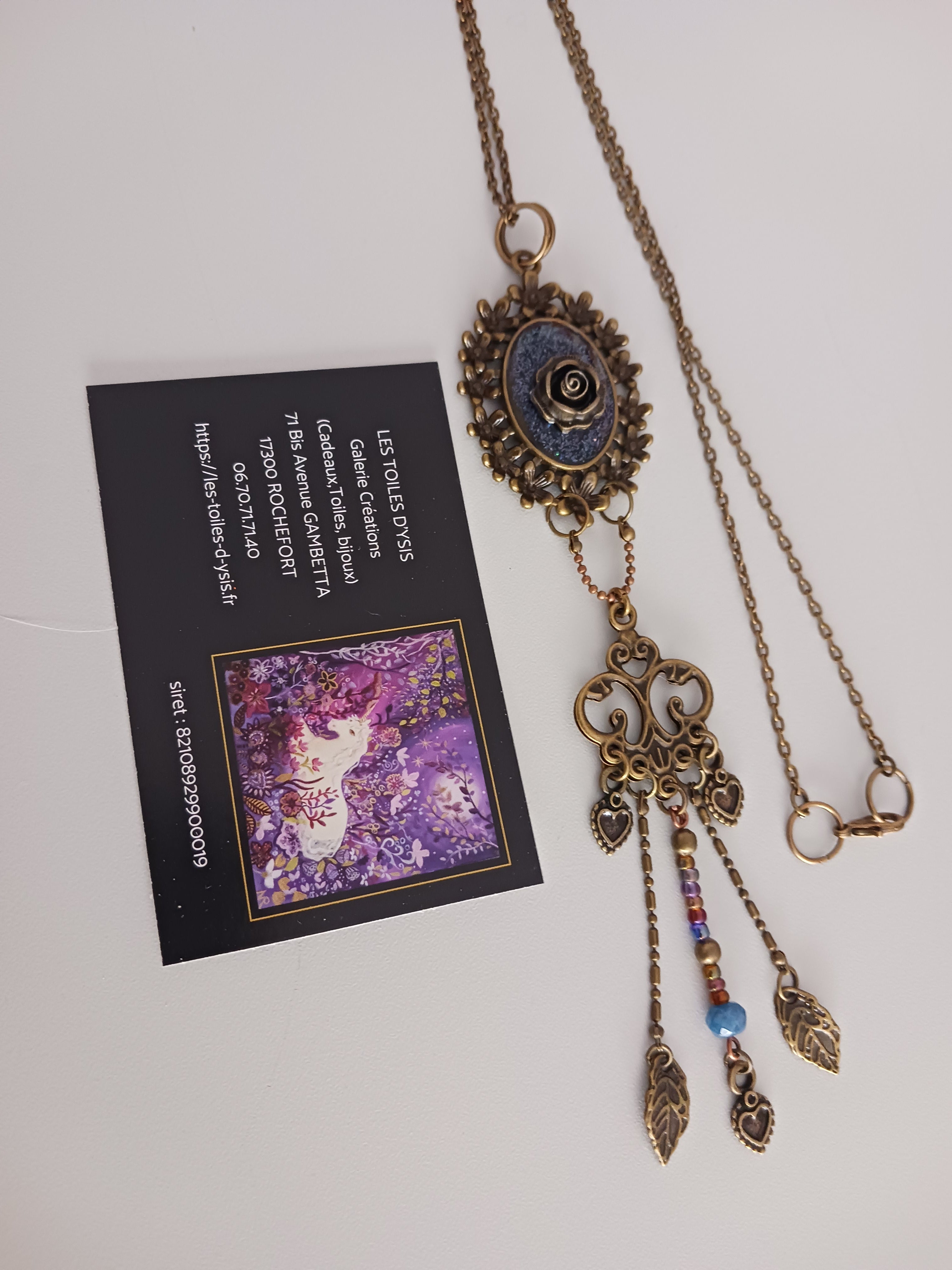 Collier Bleu nuit
