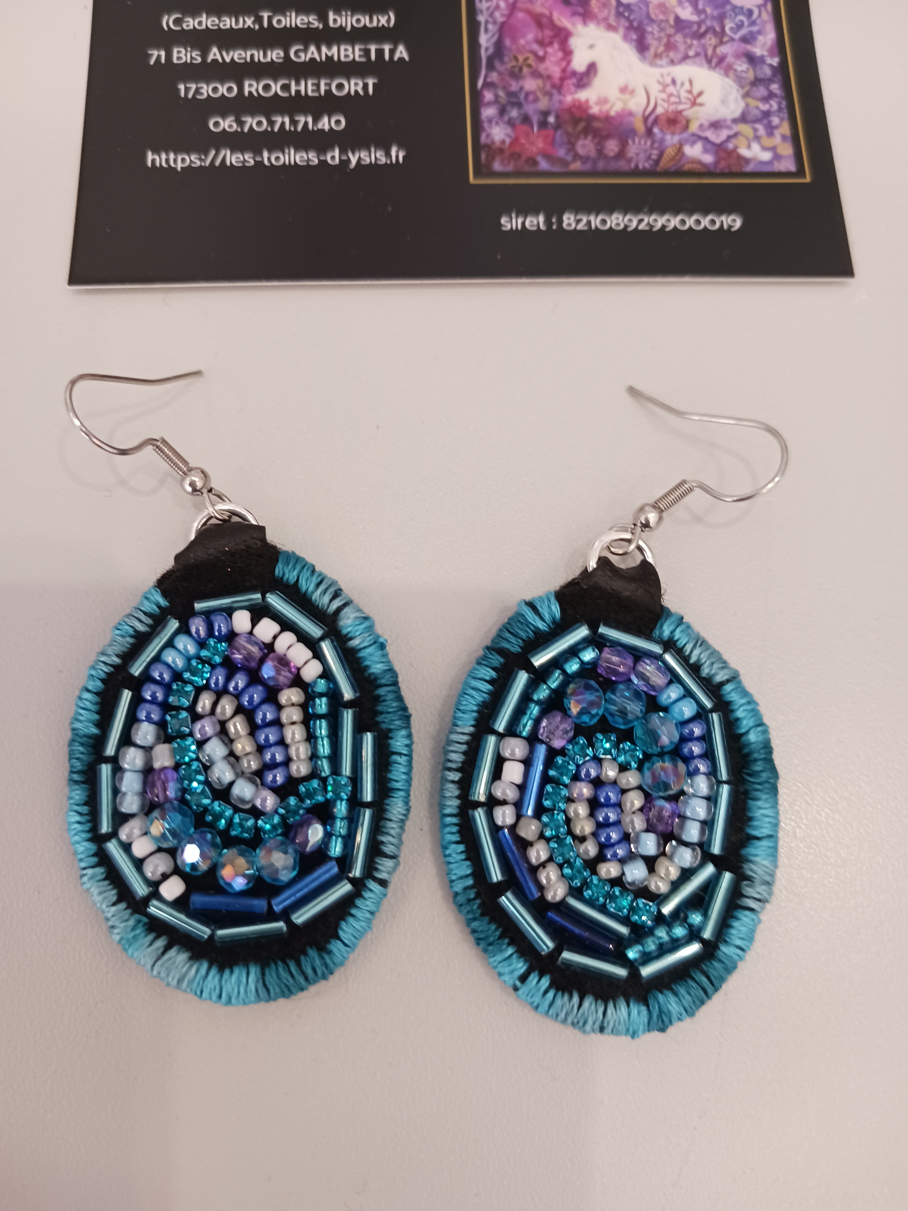 Boucles Vagues bleues