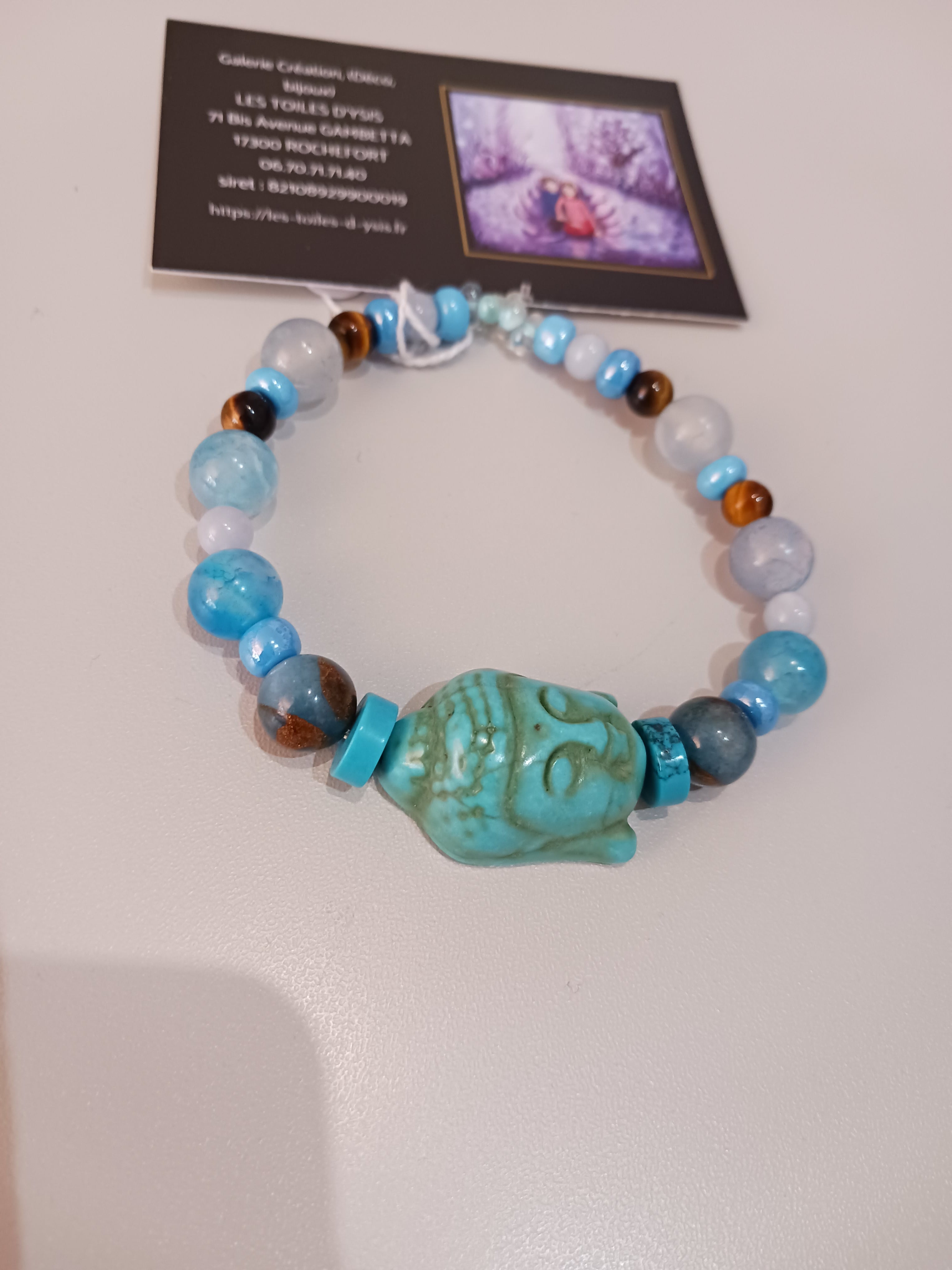 Bracelet "bleue zen"