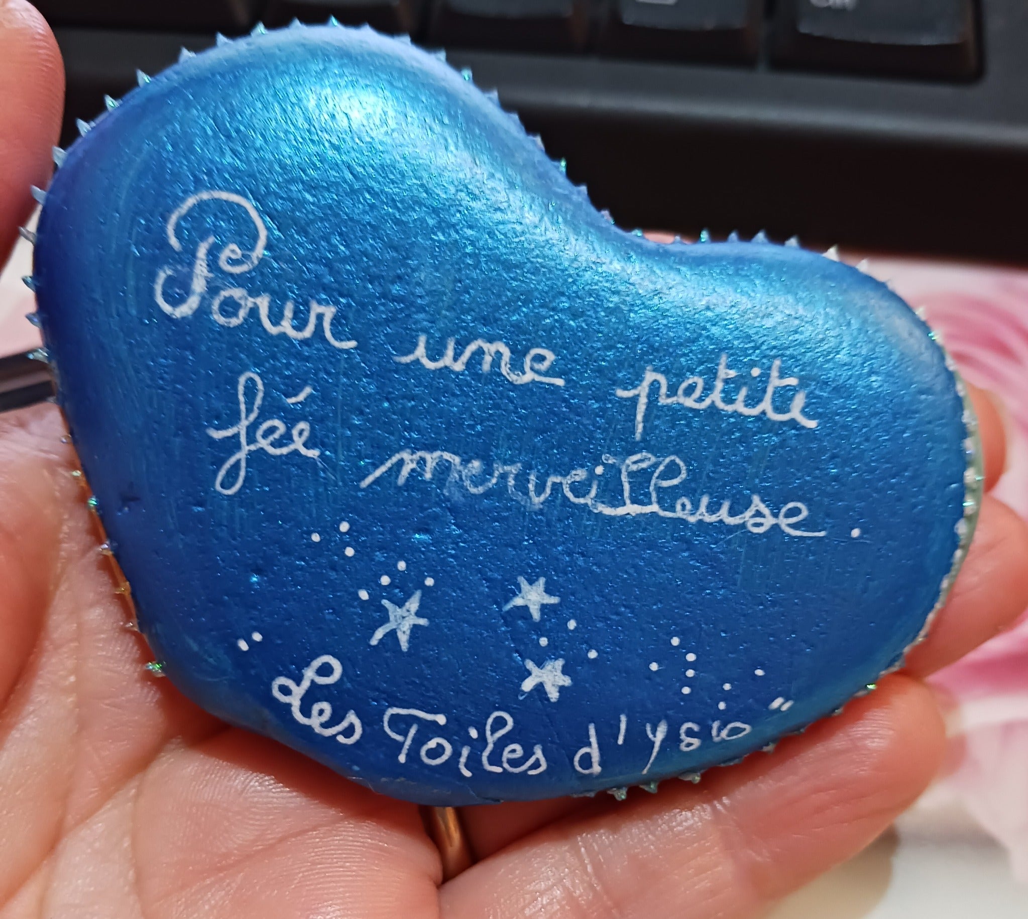 Galet coeur de pêcheur