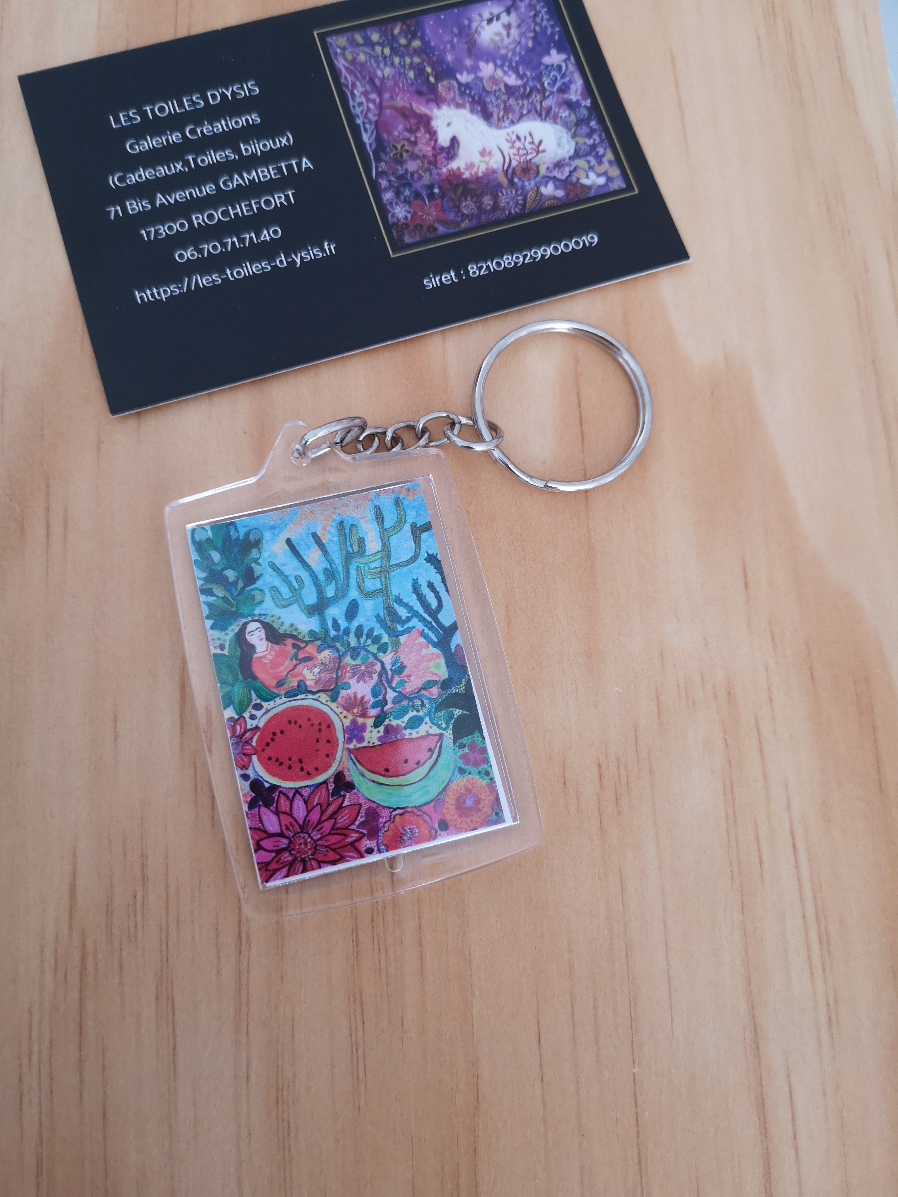 Porte Clef Frida Kahlo Femme végétale