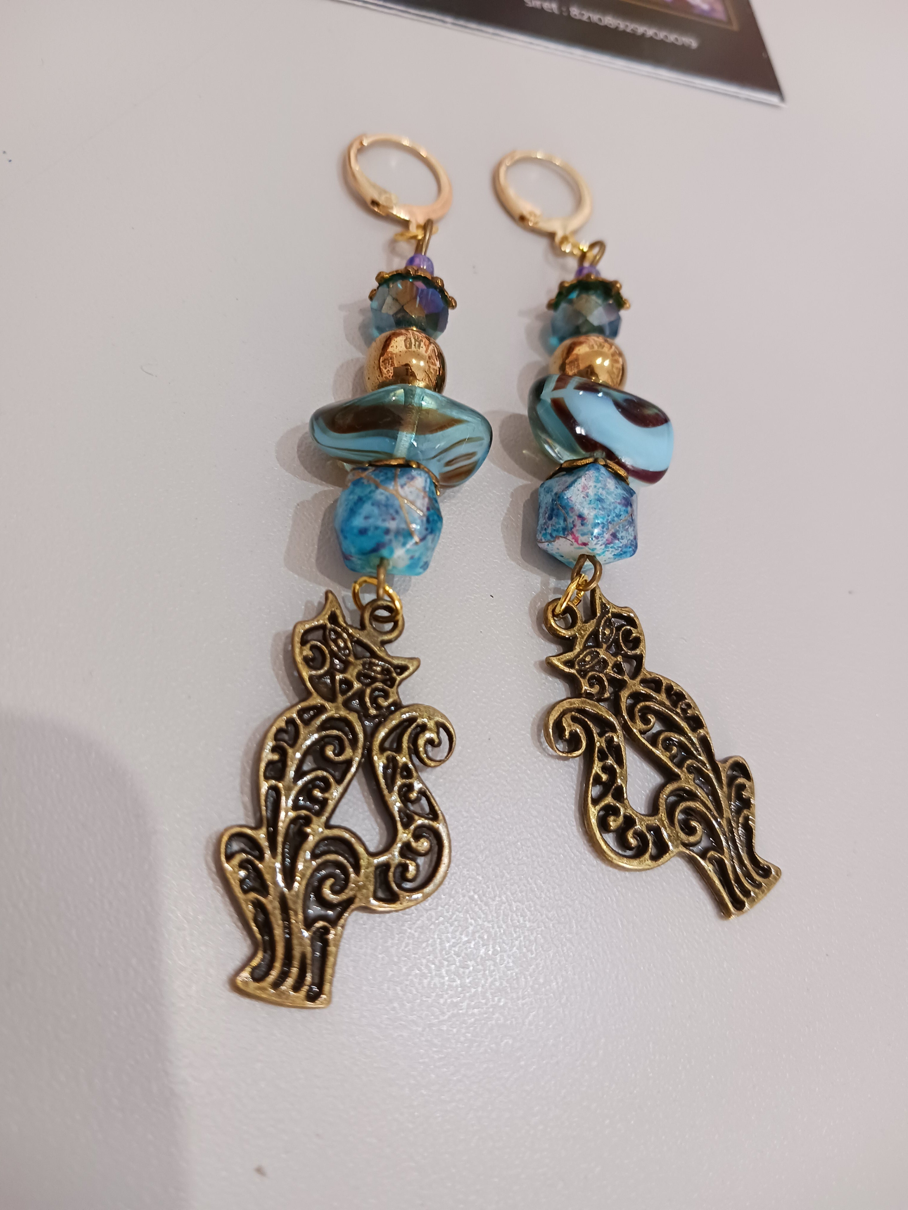 Boucles"Chat copain"