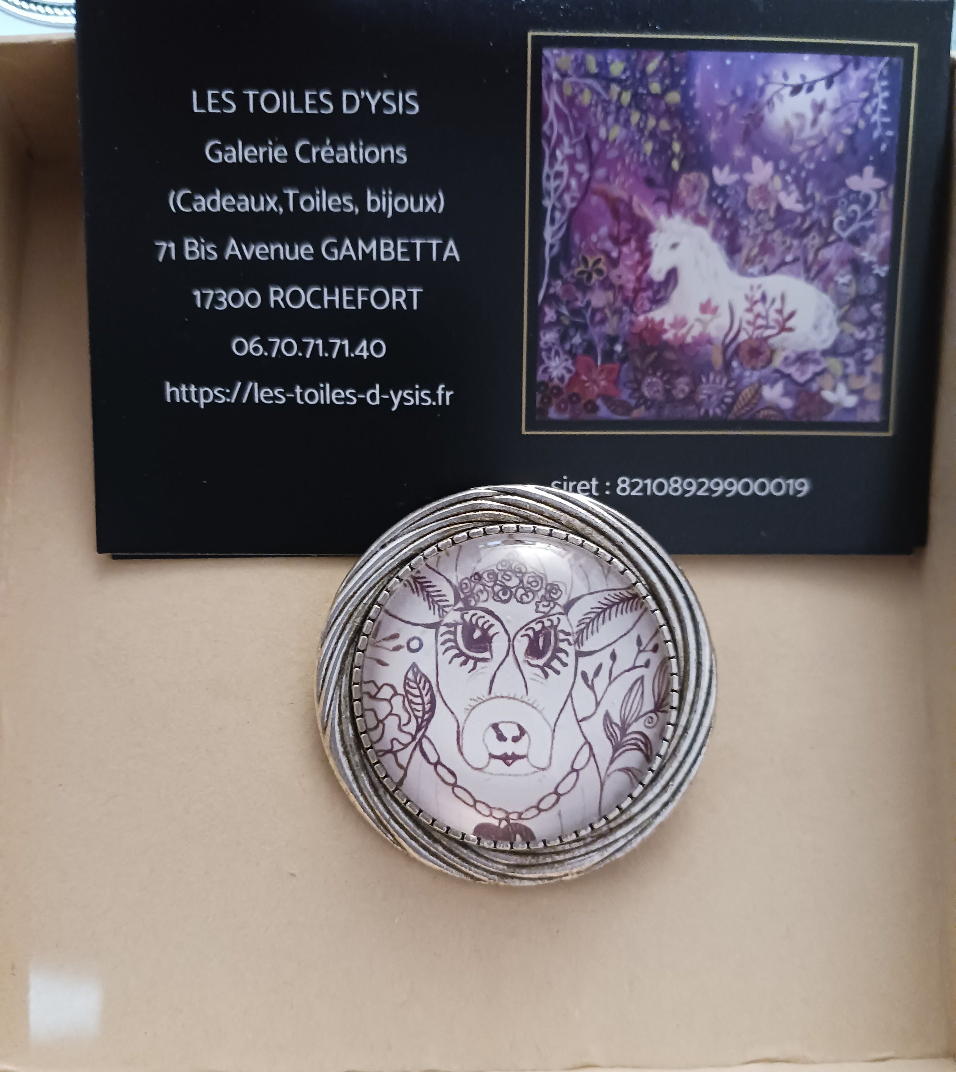 Broche Végan Meuh meuh !!!