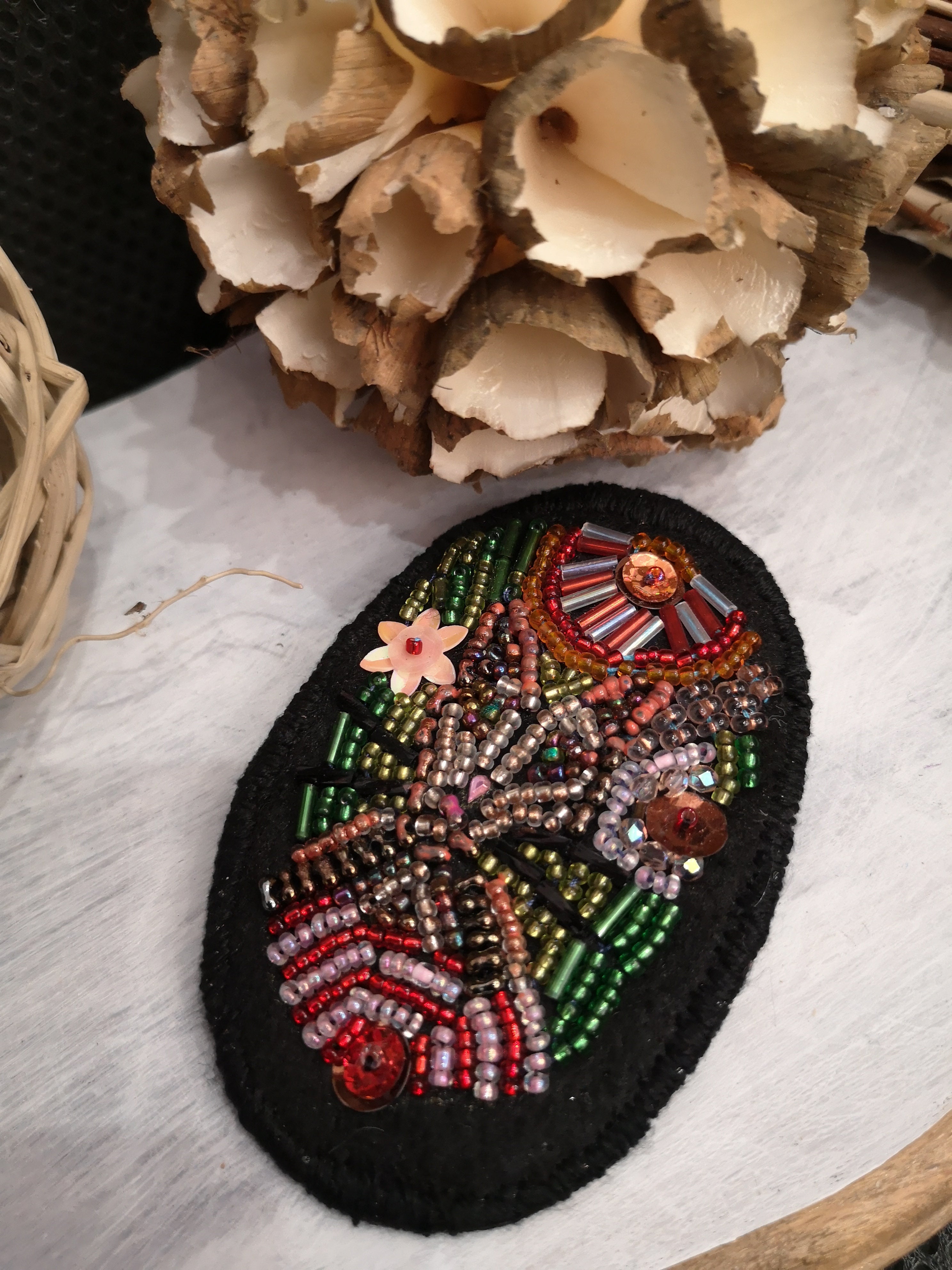 Broche Renard sous le soleil