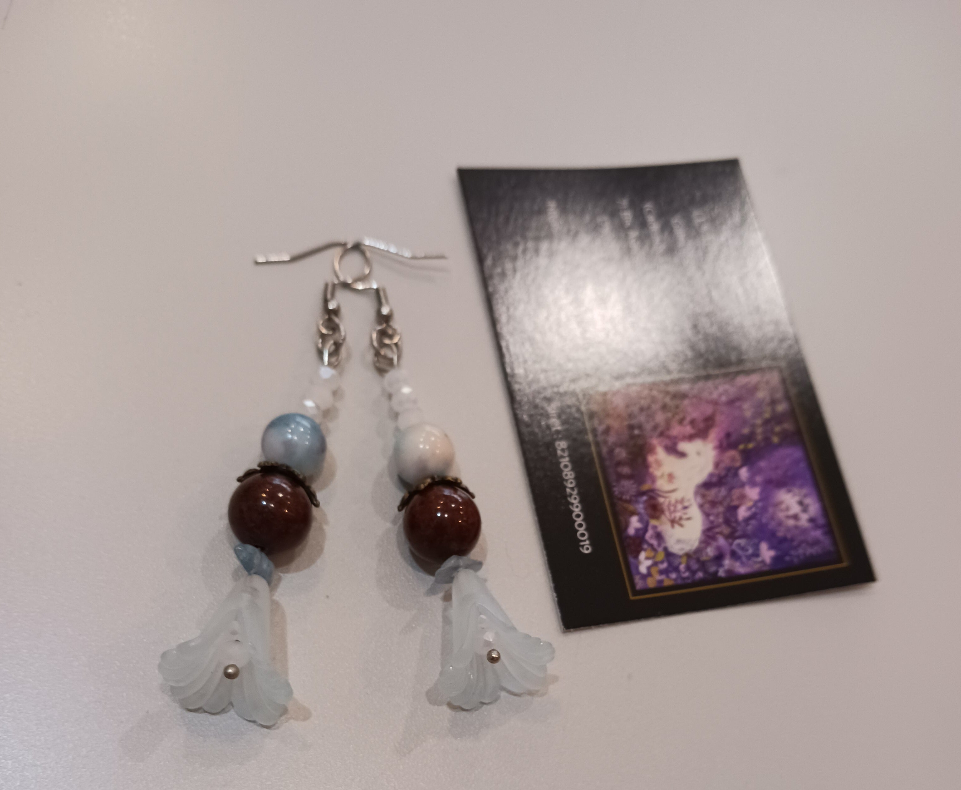 Boucles bleu et chocolat