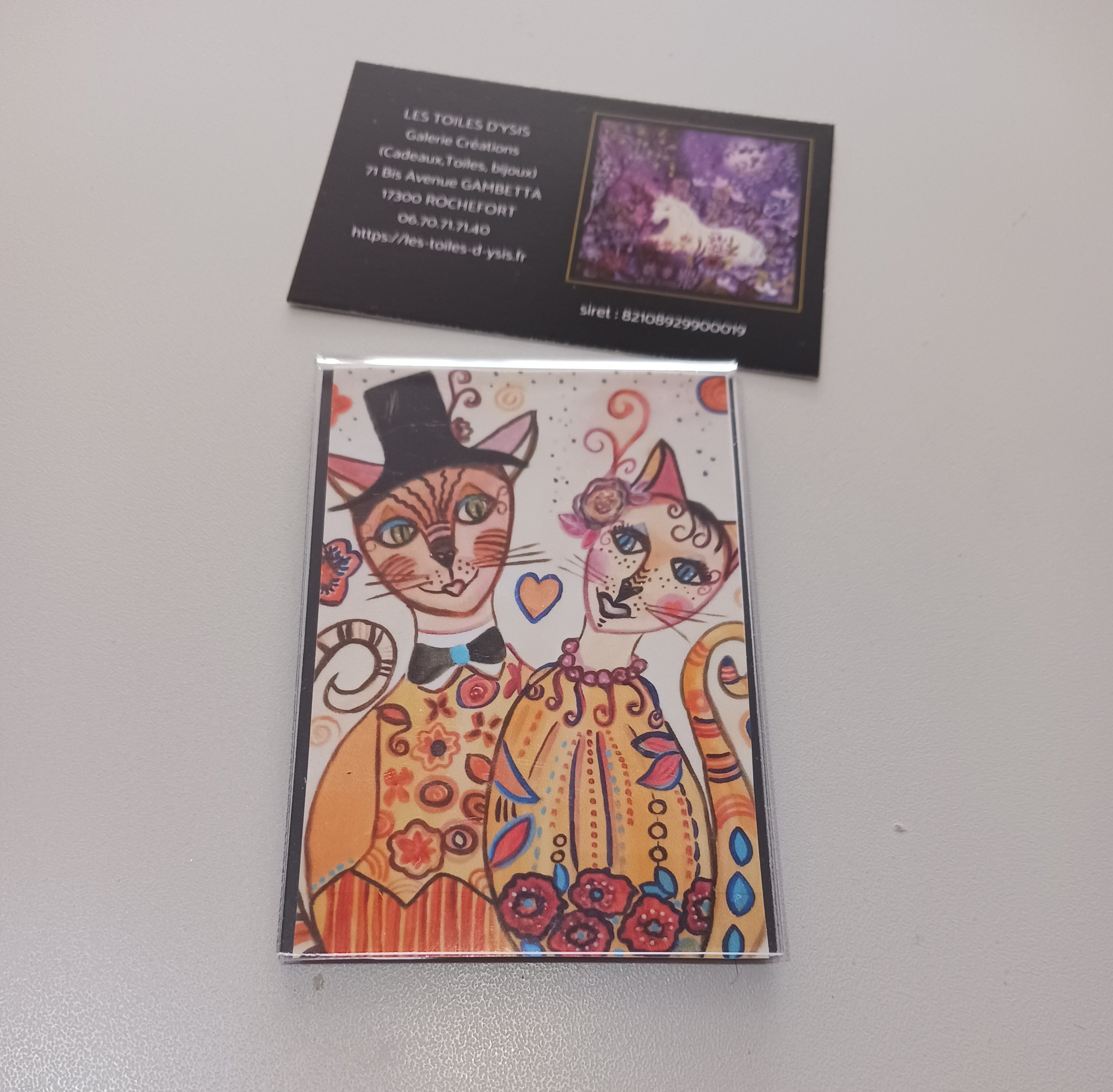 Magnet " Tenue de soirée"