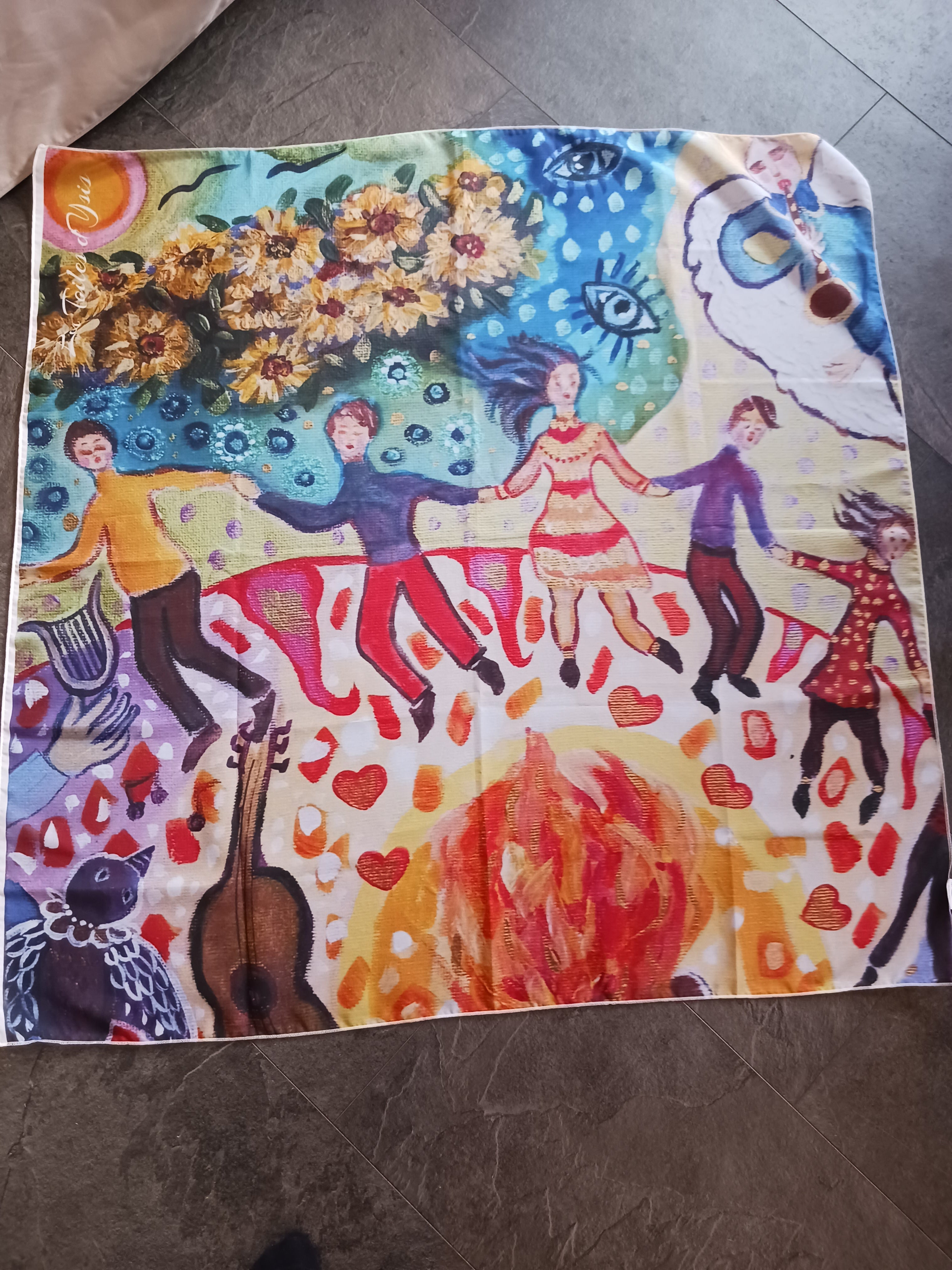 Foulard "Les danseurs éternels"