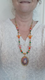 Collier Grichka dans les fleurs 🌸 🌸