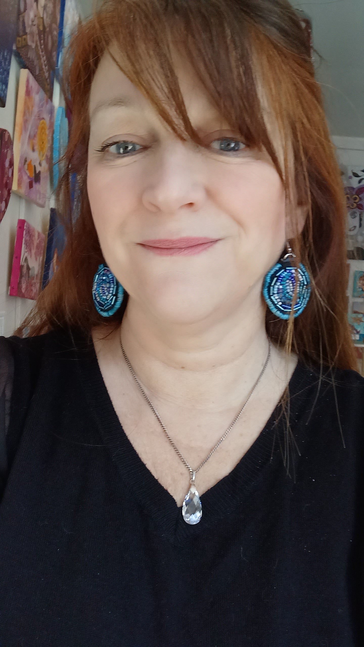 Boucles Vagues bleues