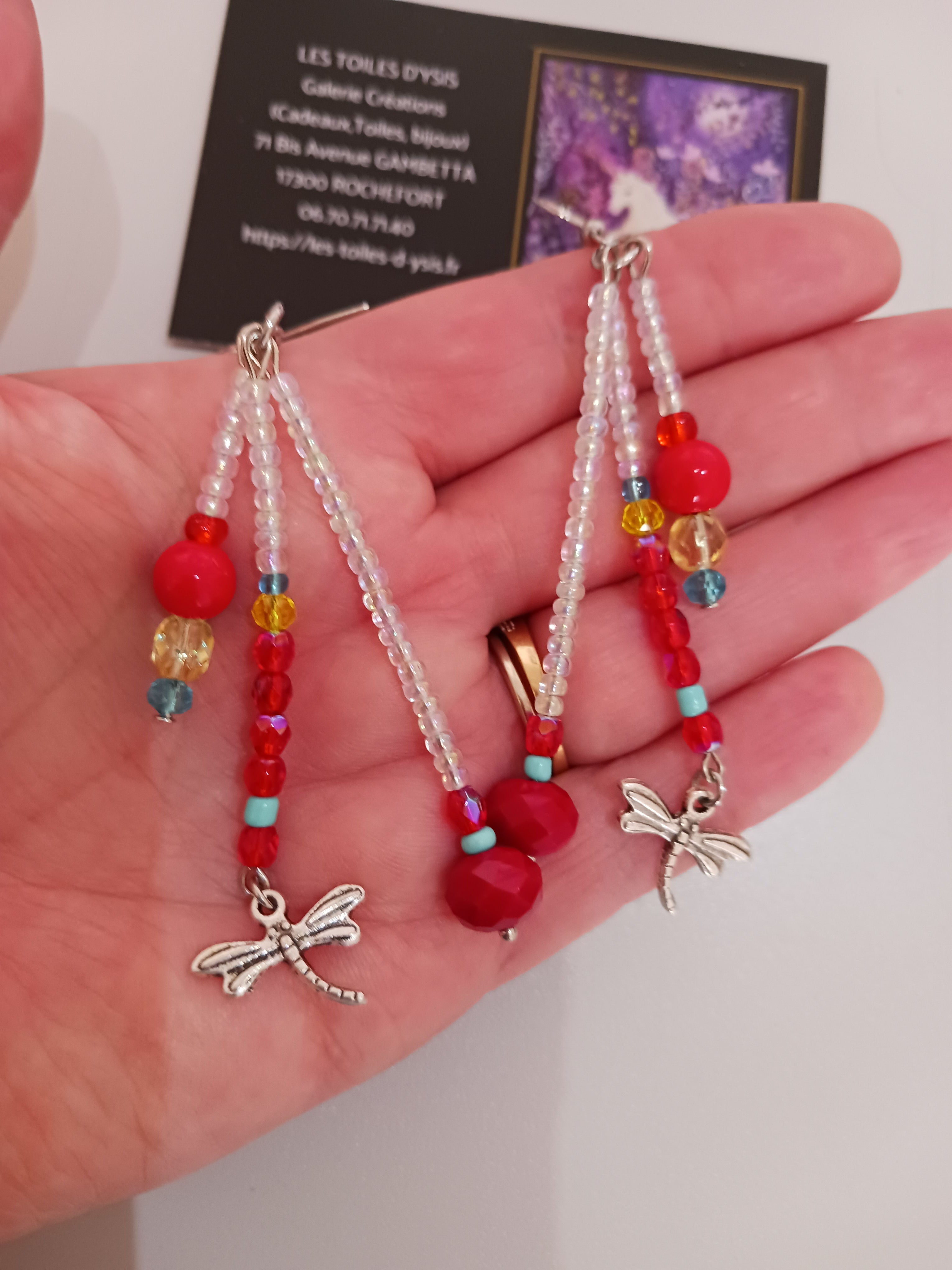 Boucles "Libellules"