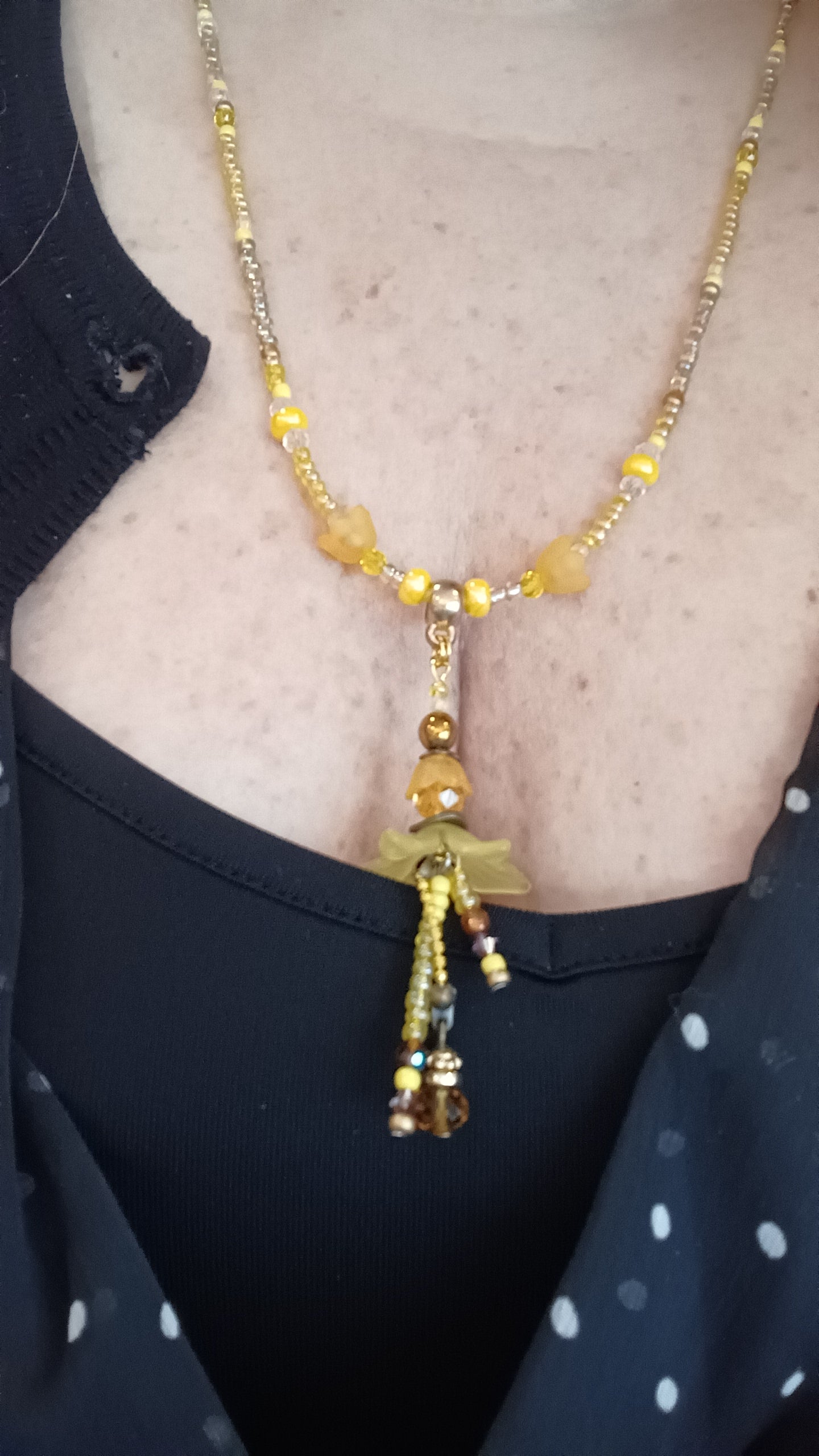 Collier fleurs 🌼