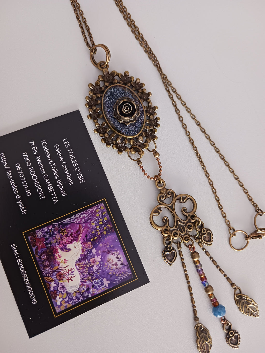 Collier Bleu nuit
