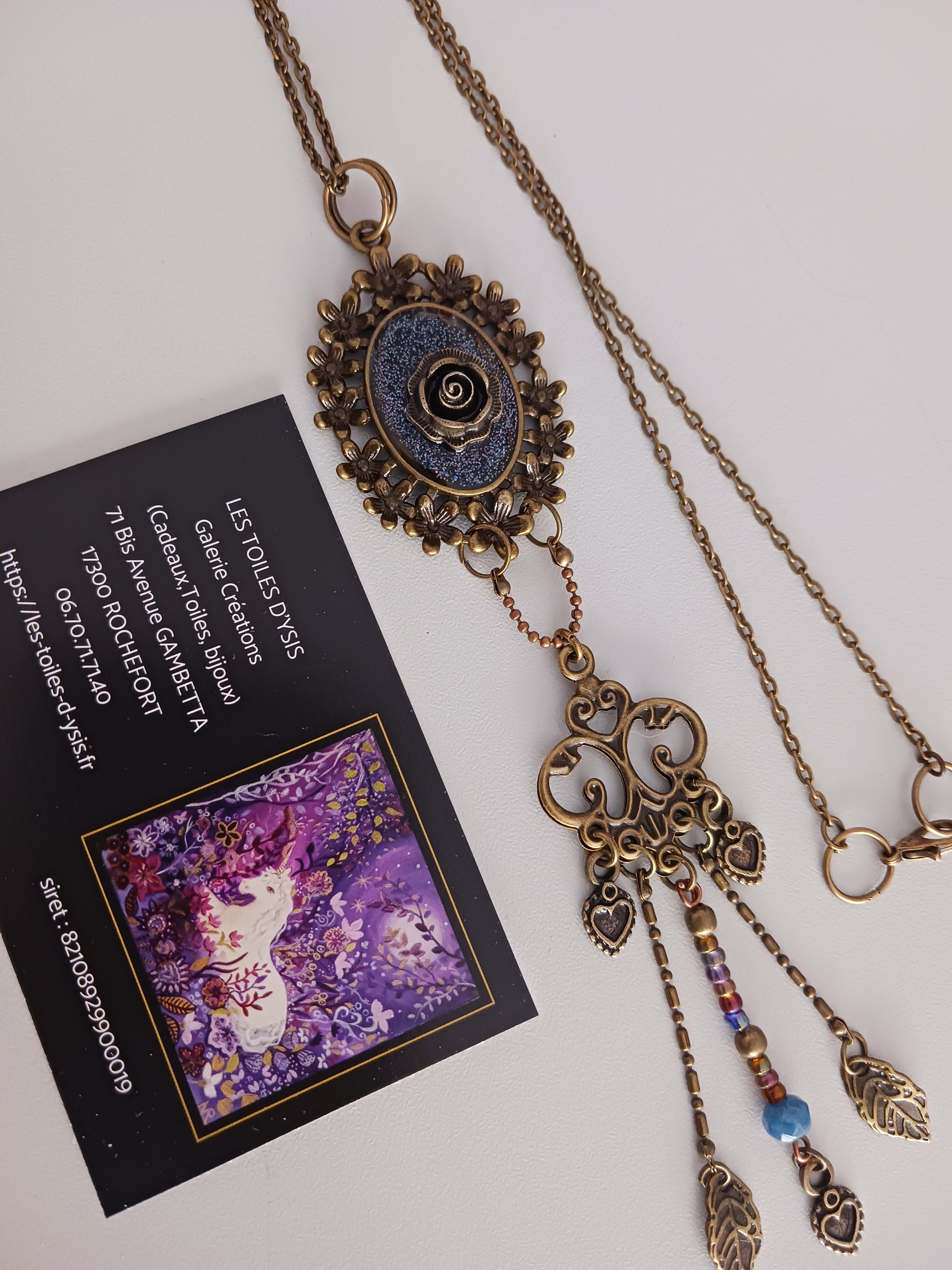 Collier Bleu nuit