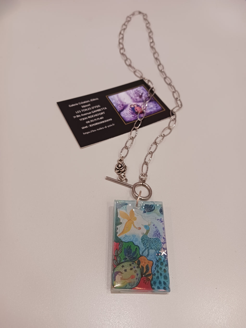 Collier Offrande Au dieu Paon