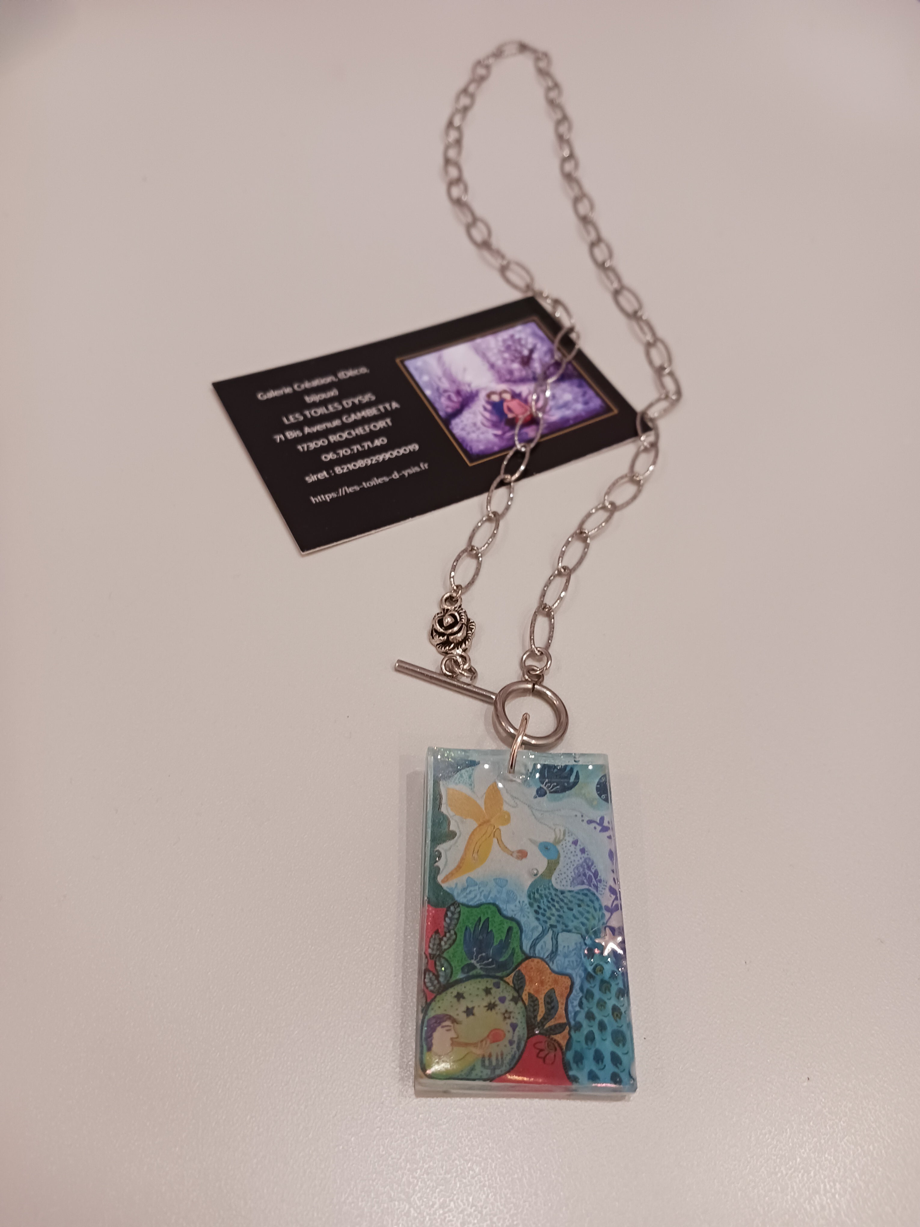 Collier Offrande Au dieu Paon