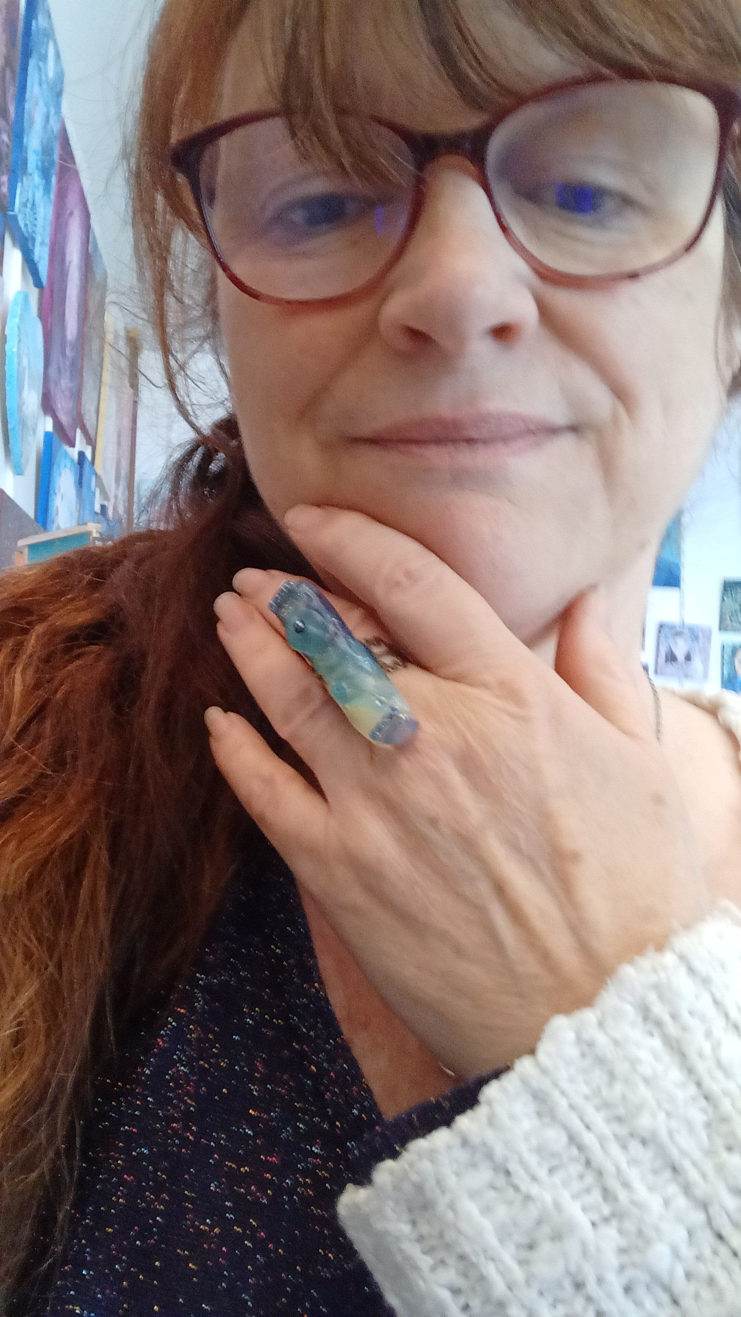 Bague " Les pieds dans l'eau "