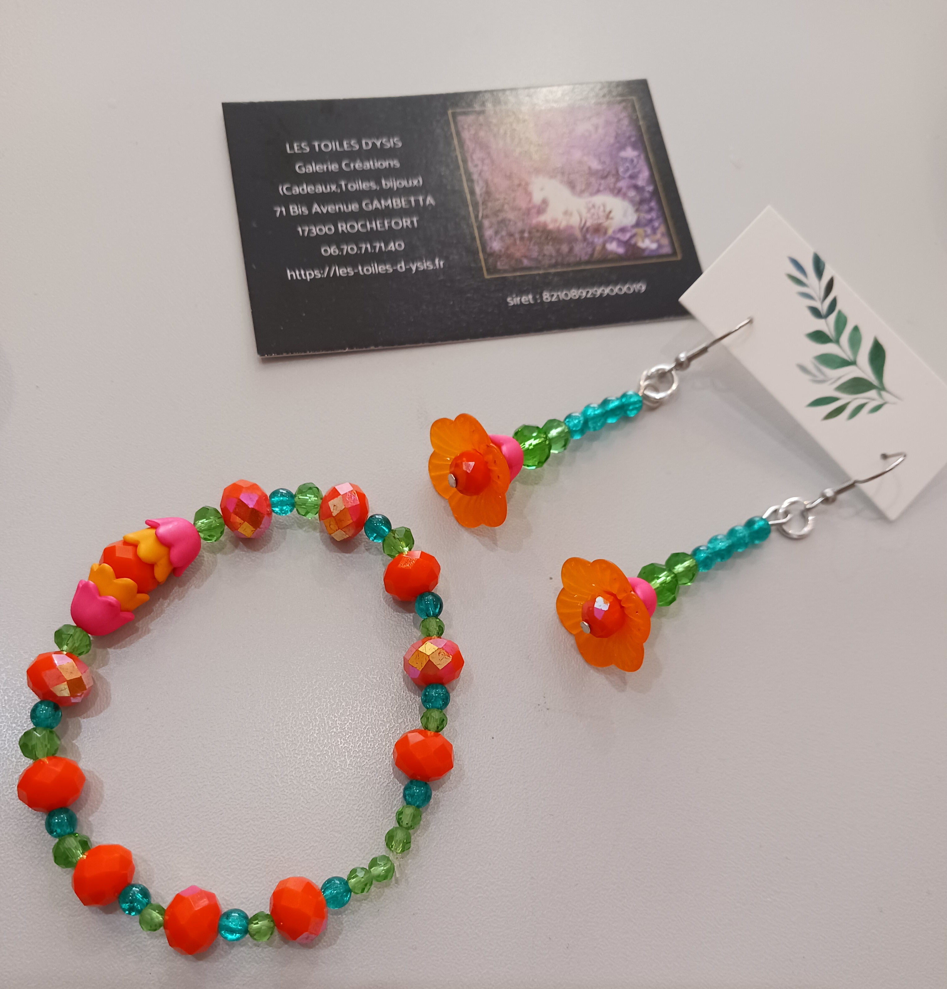 Duo Printemps Orange et vert