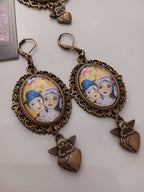 Parure "Les noces" Inspiration Chagall Vendue