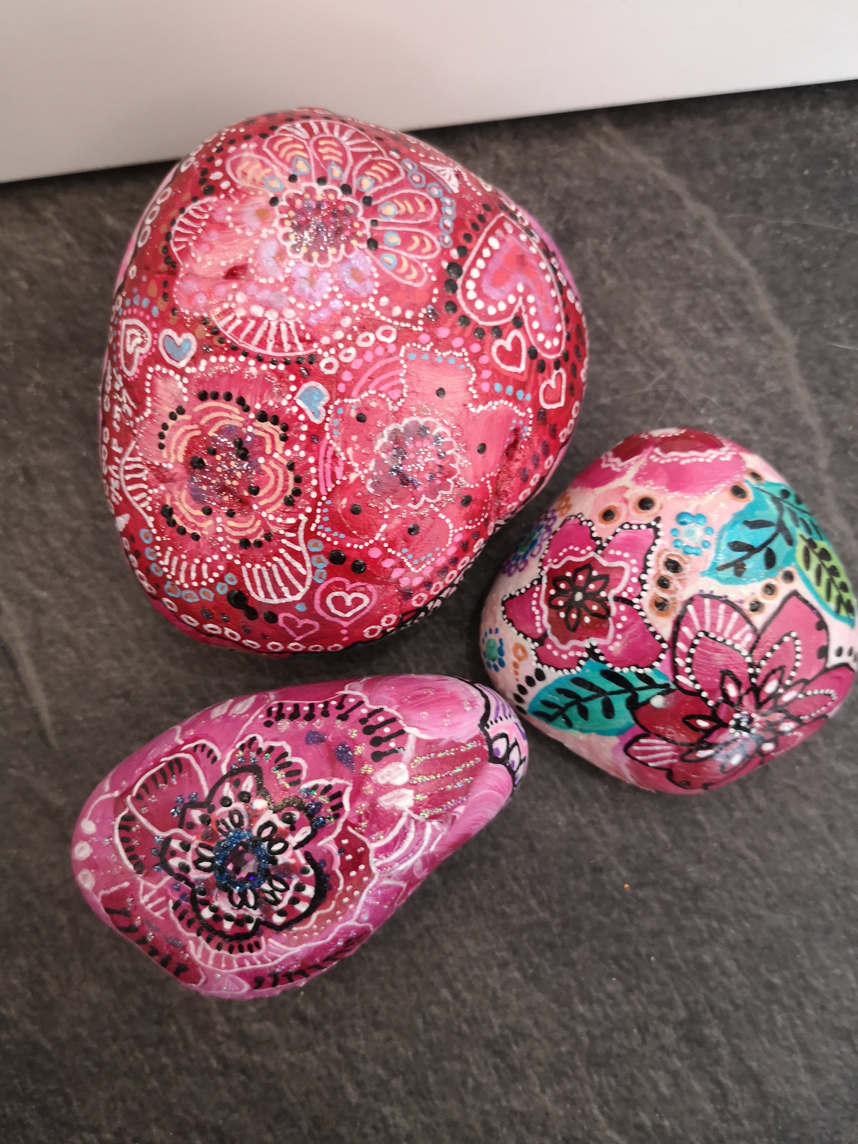 Trio Joli paon et fleurs