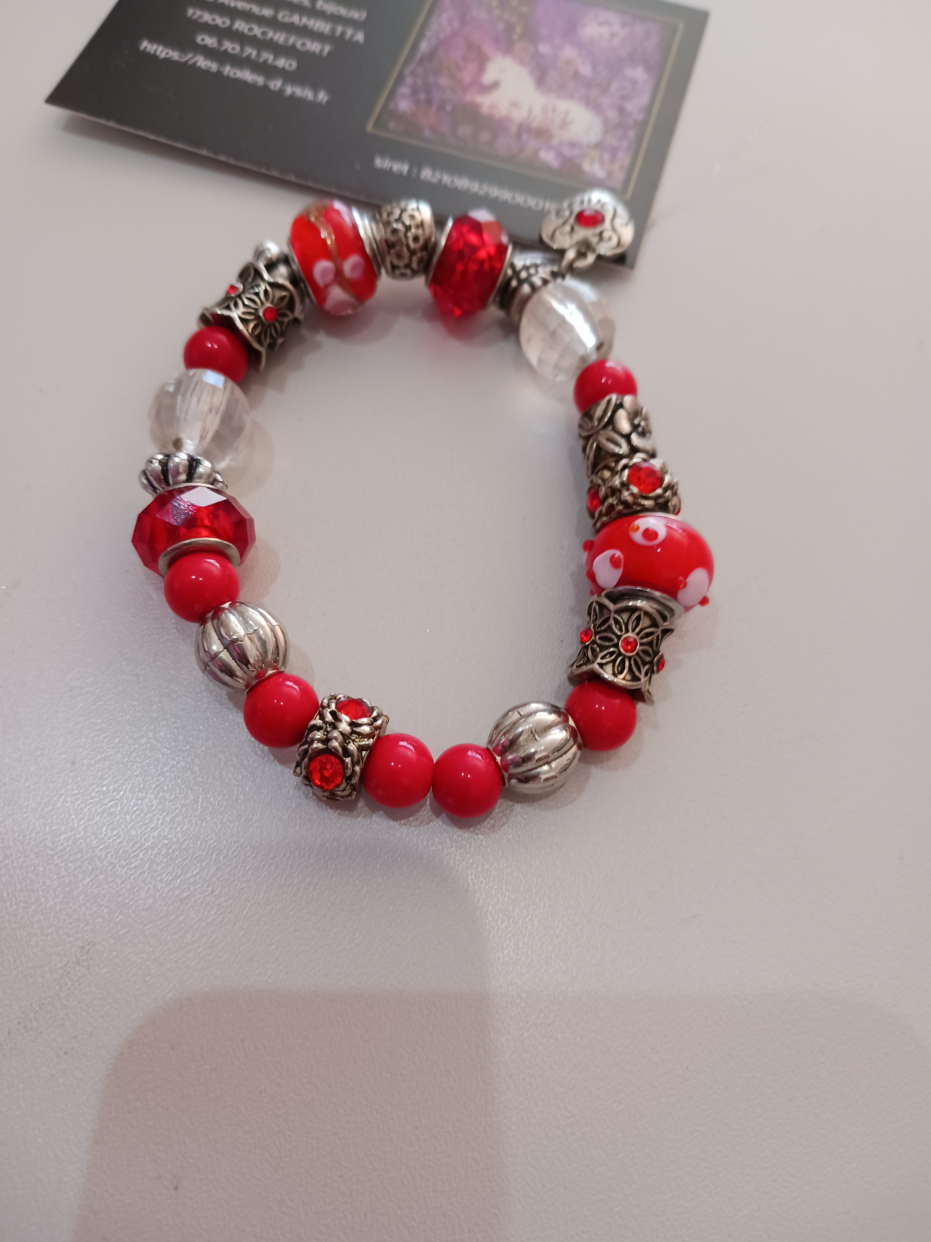 Bracelet rouge passion