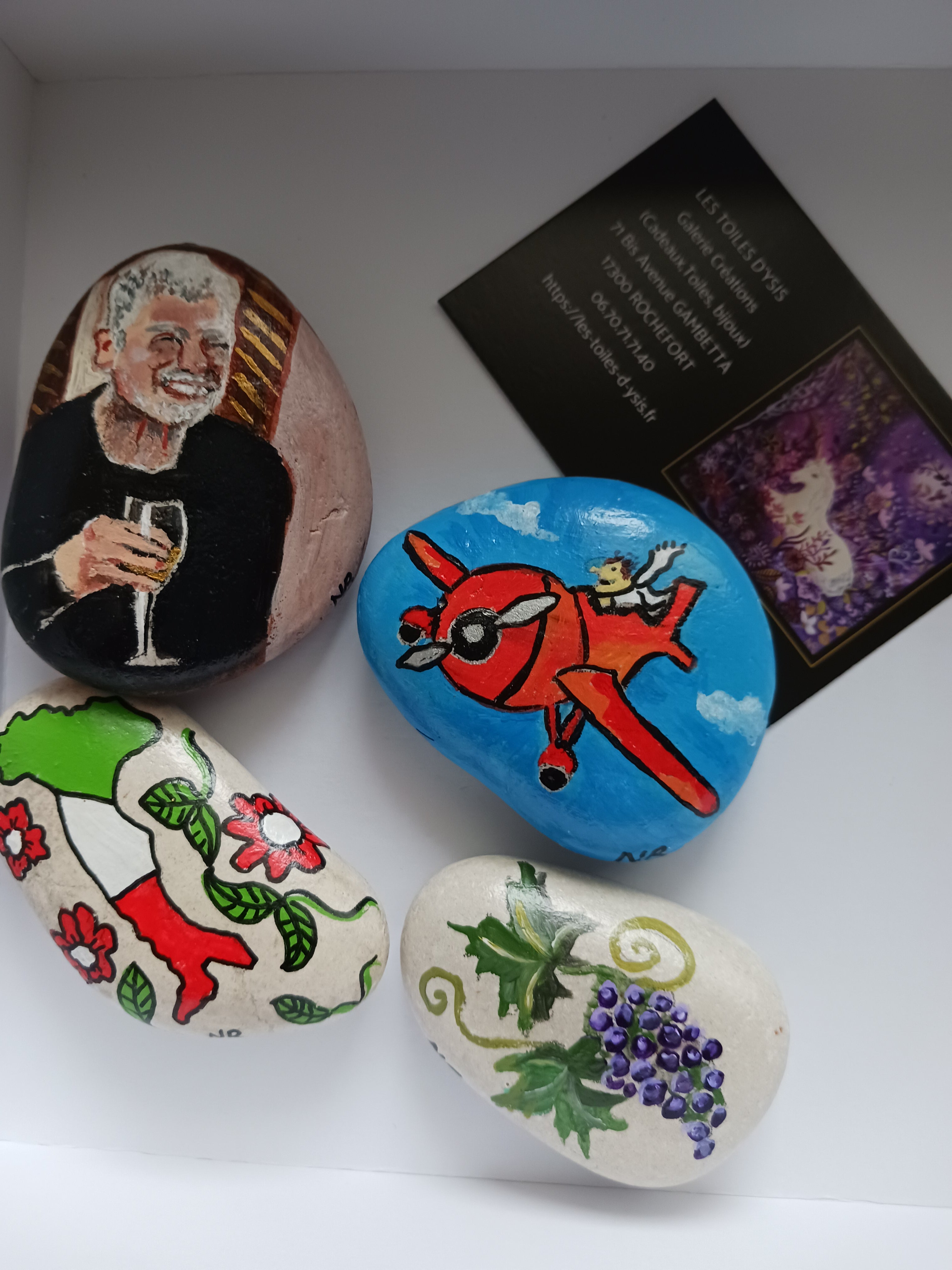 Commande spéciale de Galets à thèmes