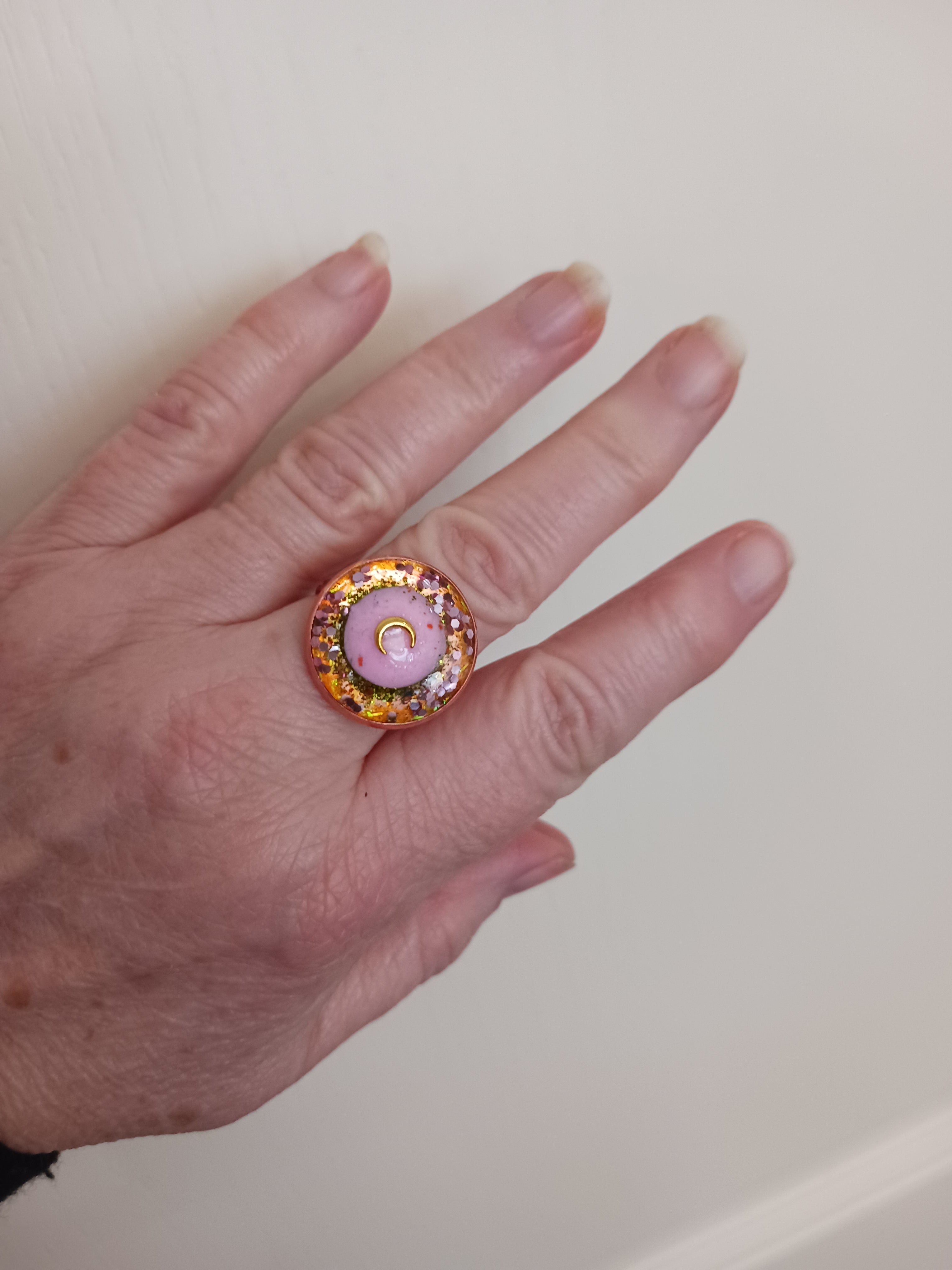 Bague "Attraction Lunaire"