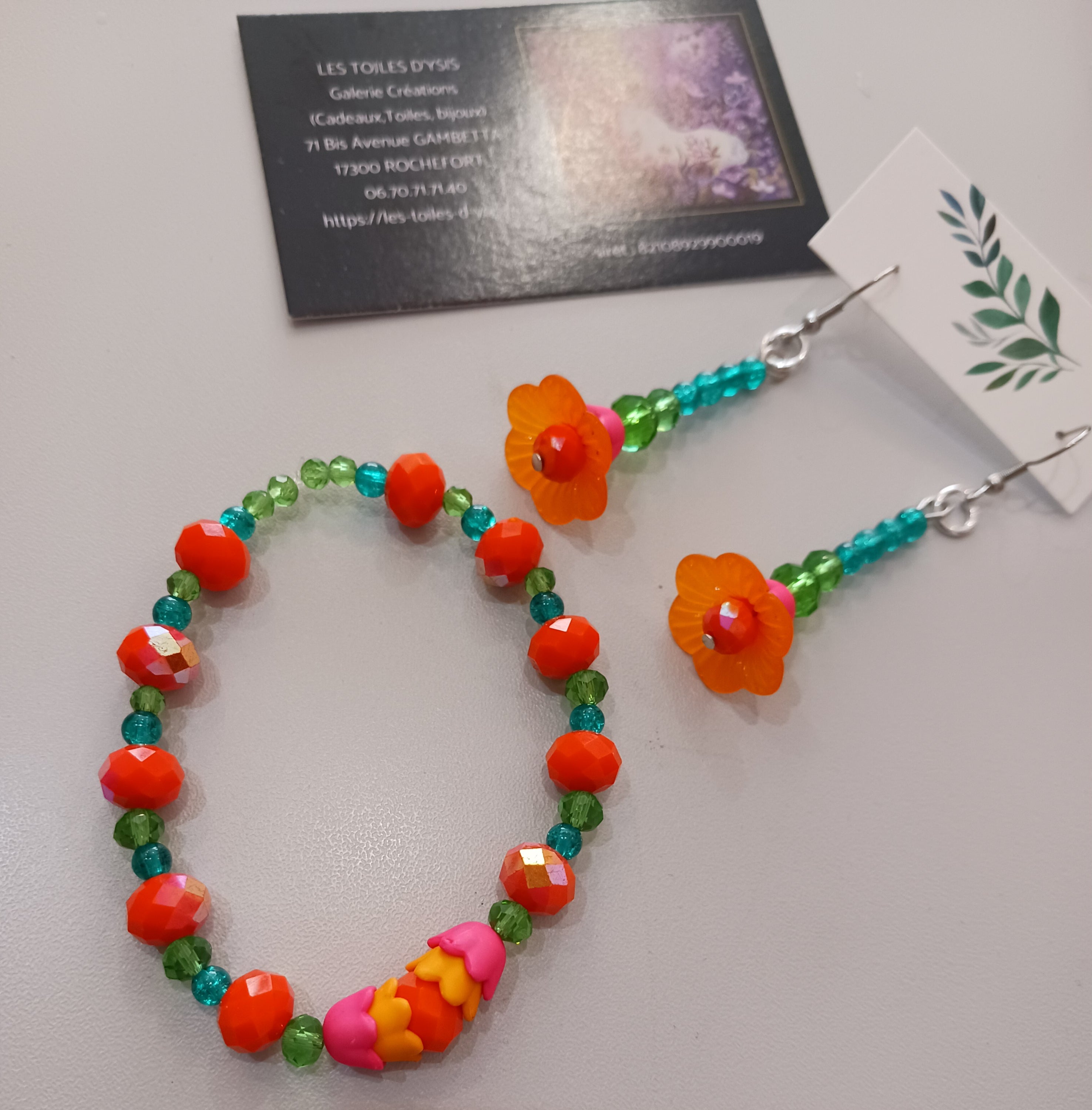 Duo Printemps Orange et vert