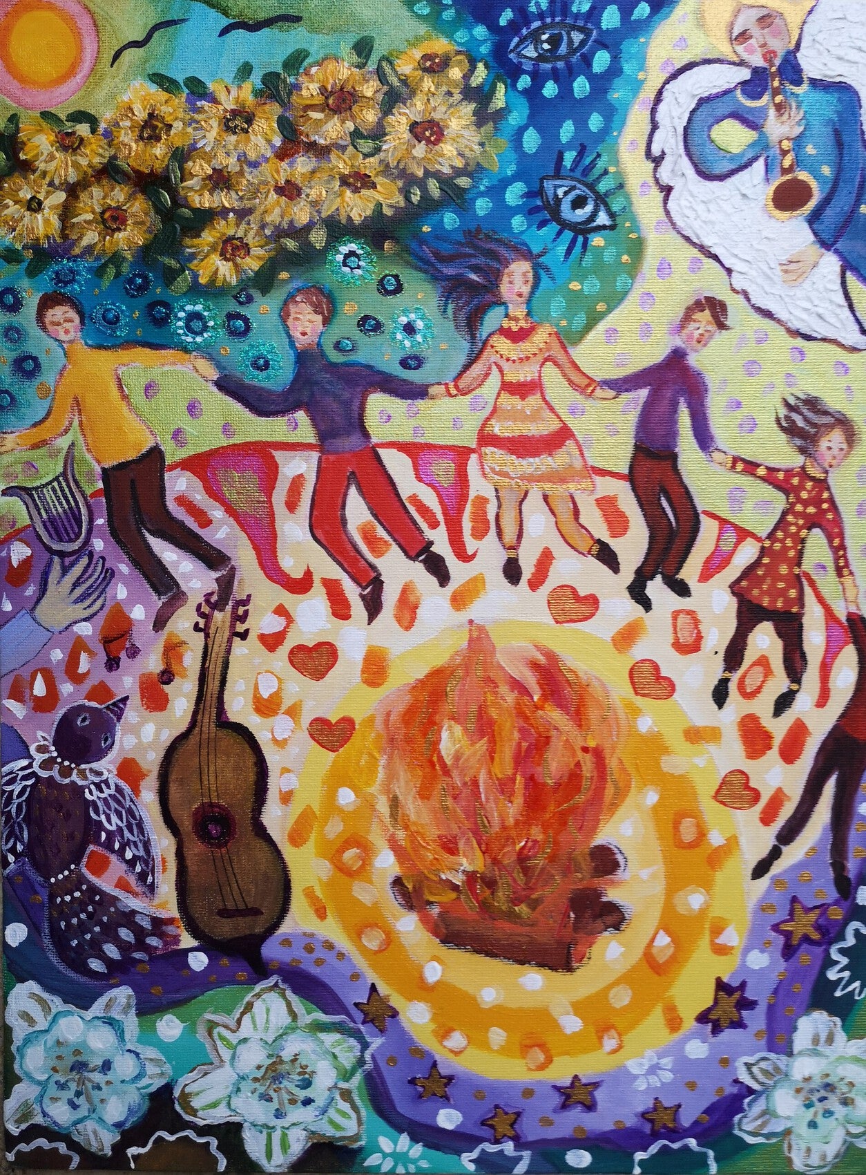 Musique et Feu de joie