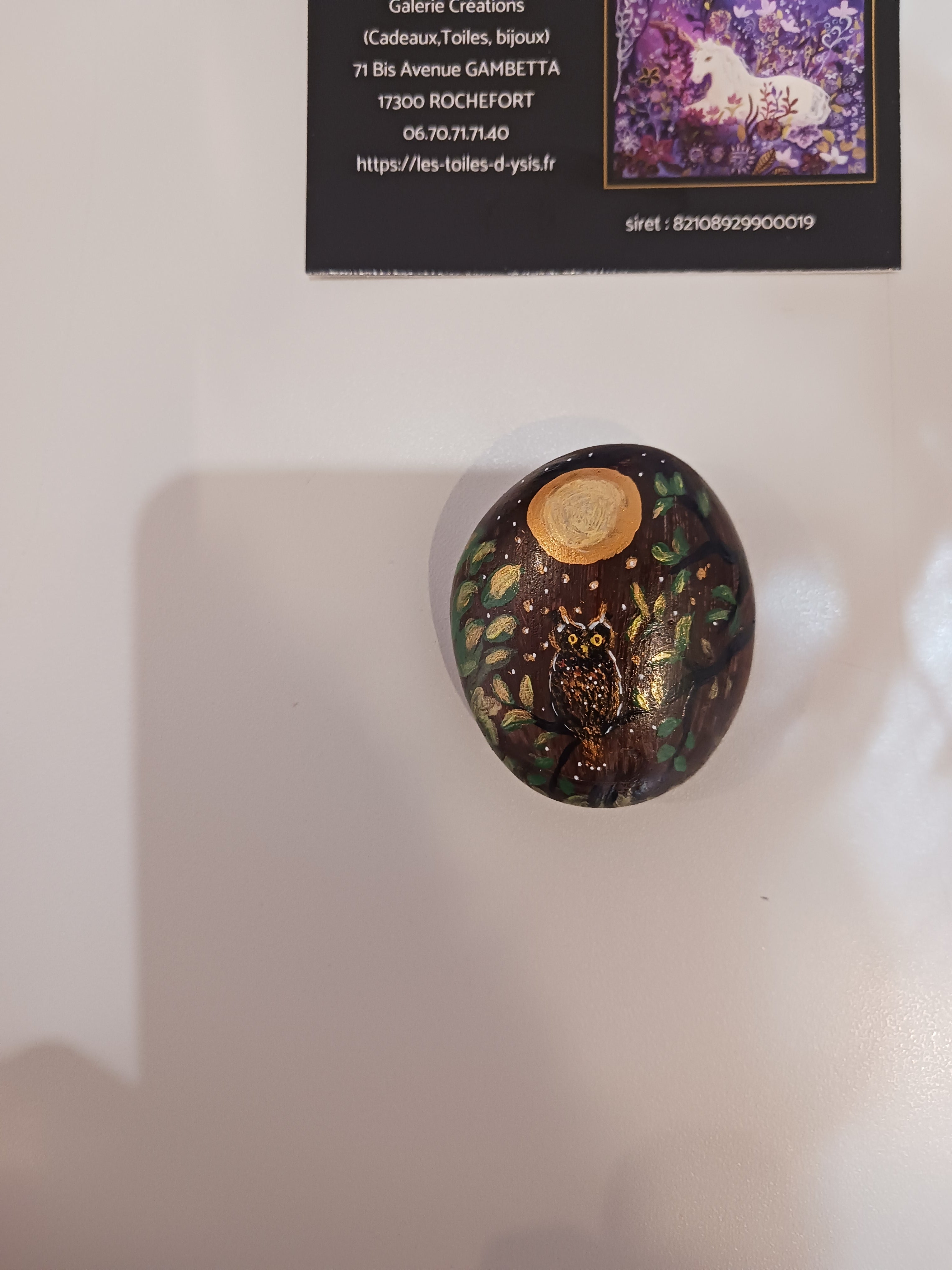 Galet Lune d'Or