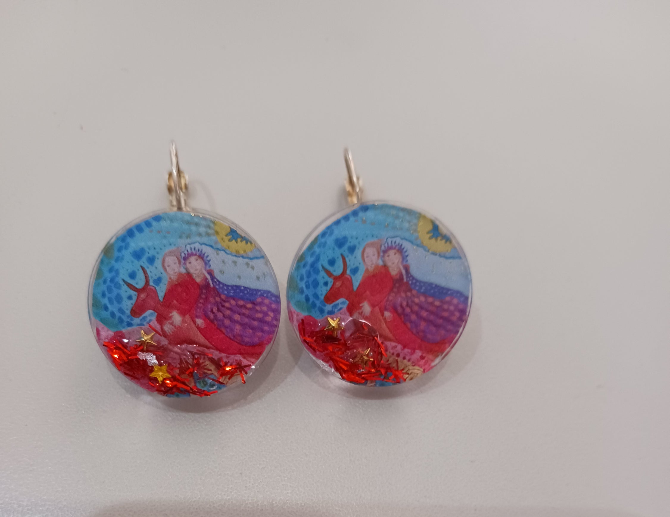 Boucles inspiration Chagall