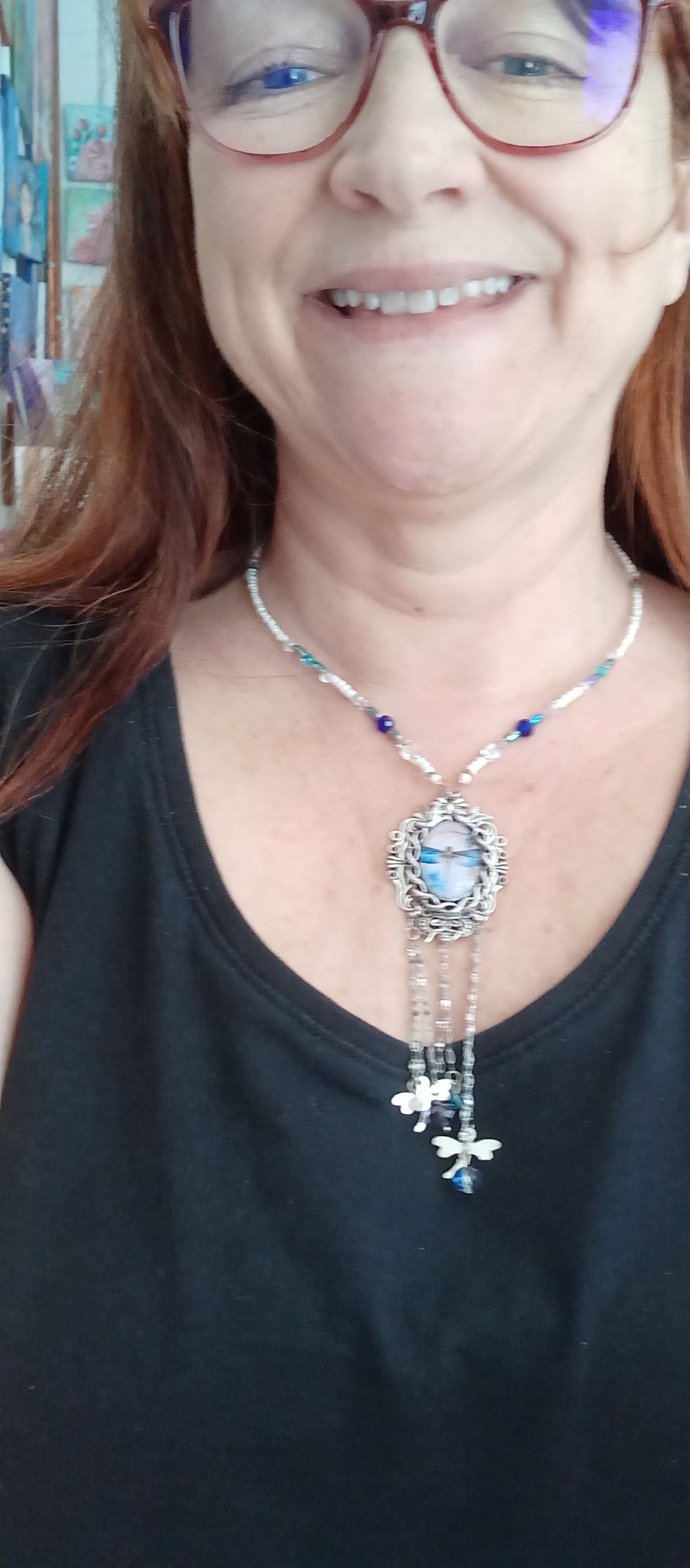 Petit collier Libellule