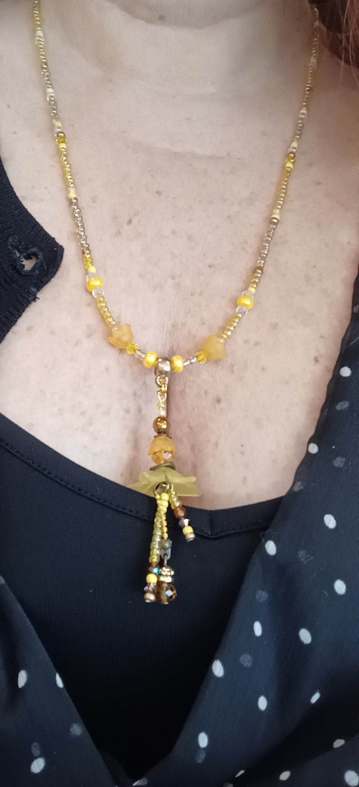 Collier fleurs 🌼