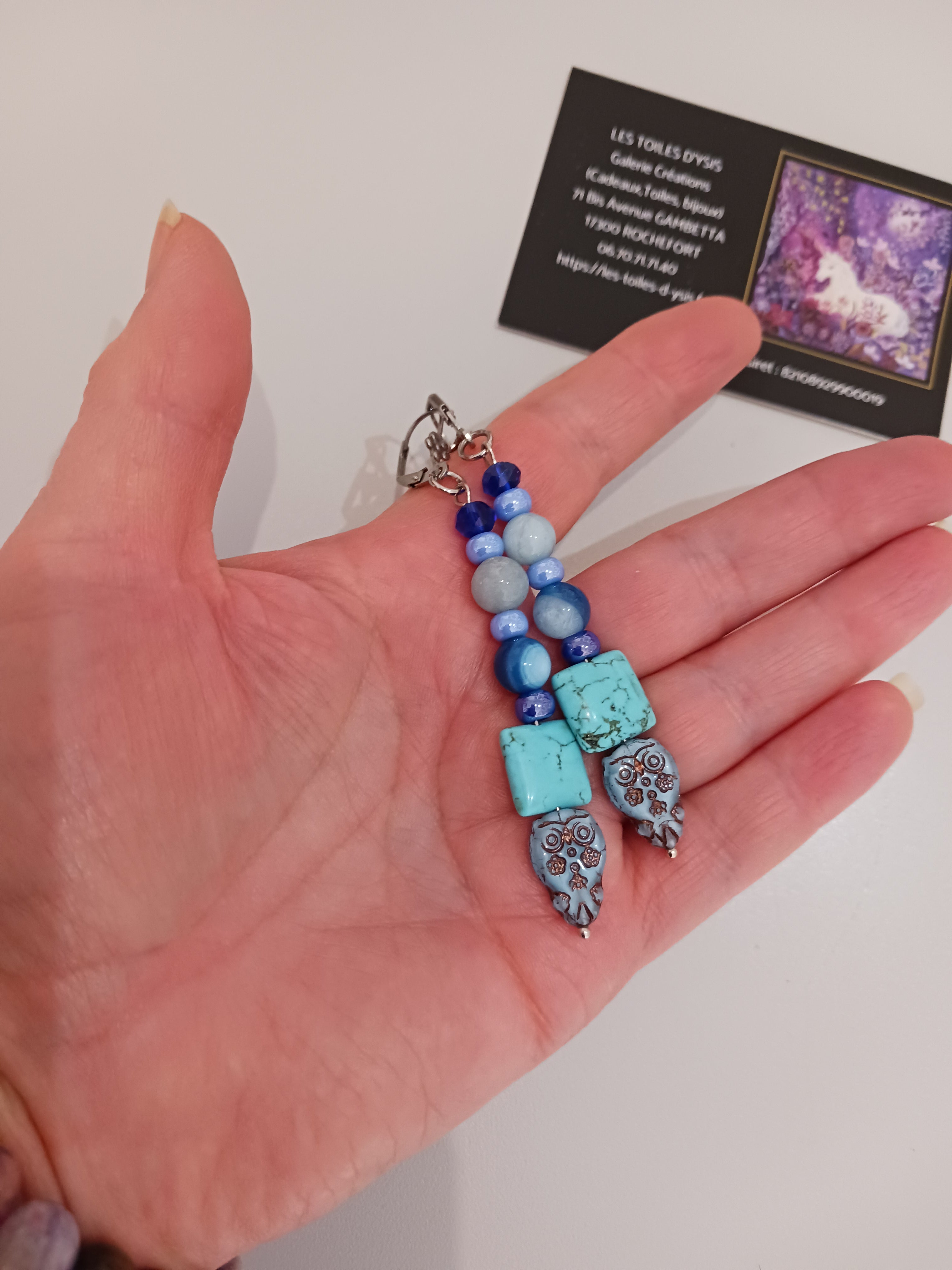 Boucles Chouettes hypnotiques