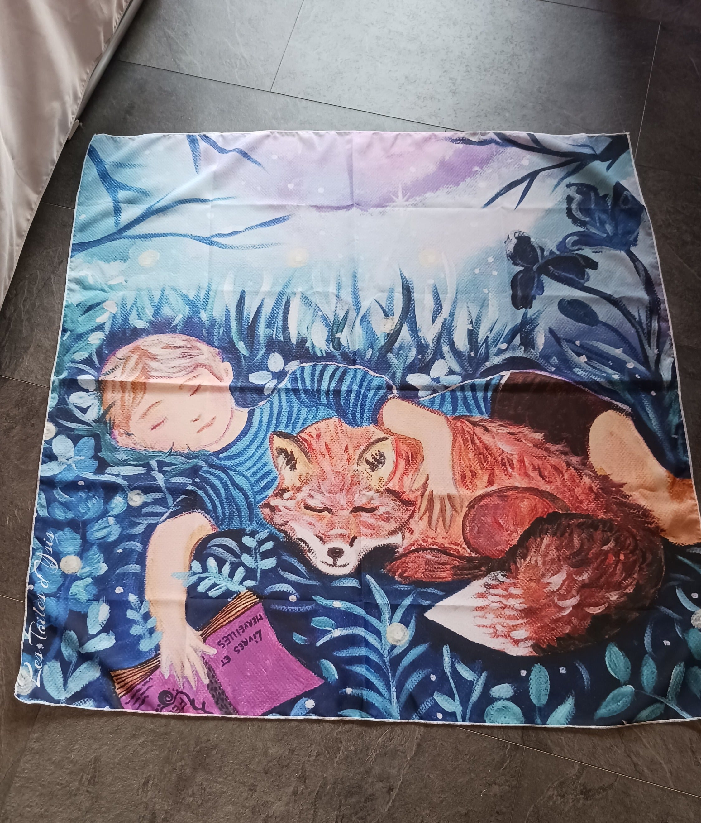 Foulard Mon doux renard
