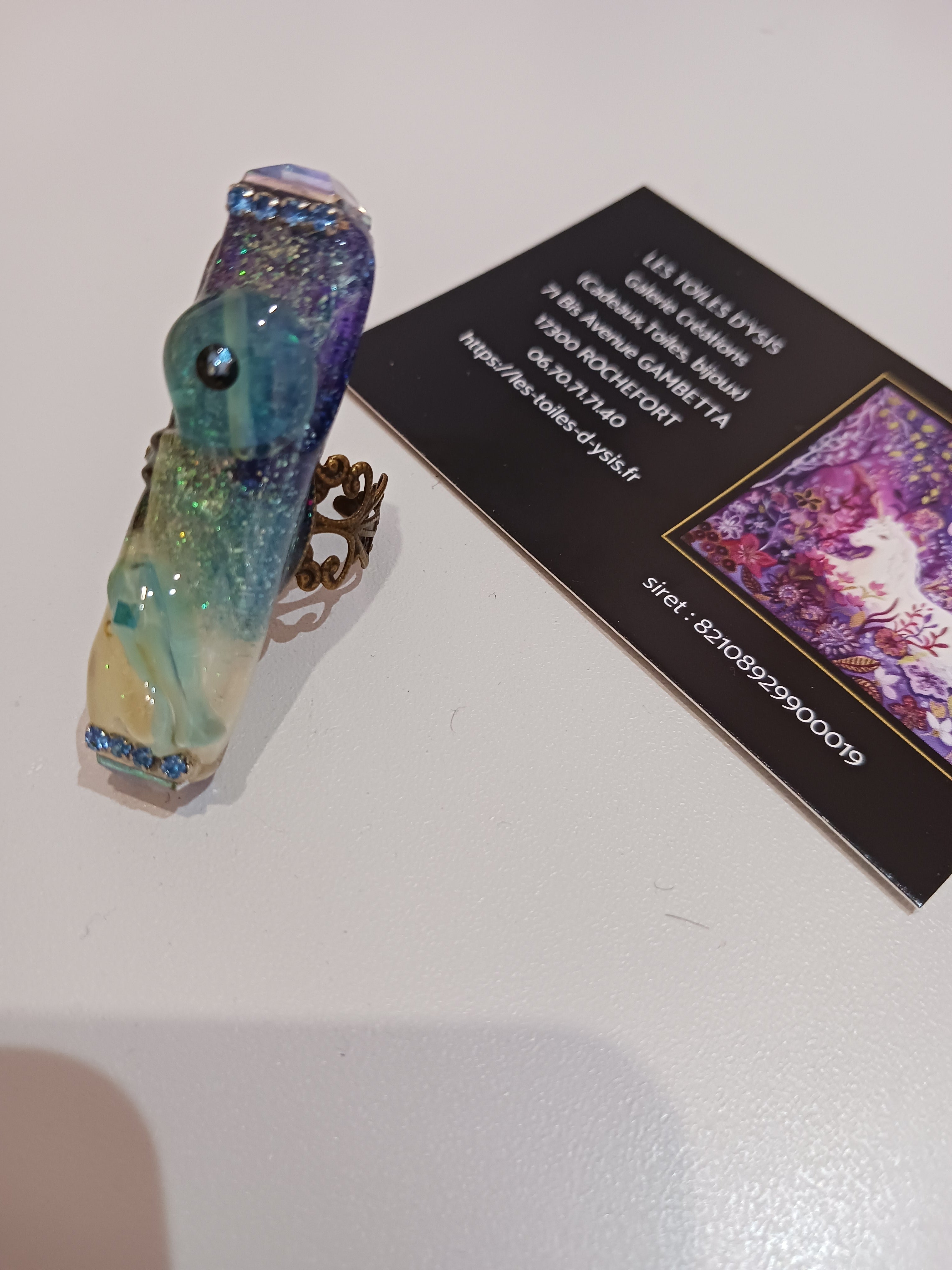 Bague " Les pieds dans l'eau "