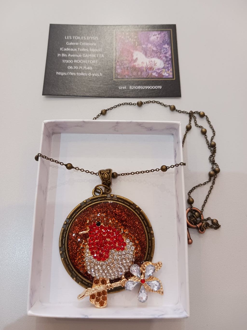 Collier petit rouge-gorge