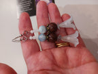 Boucles bleu et chocolat