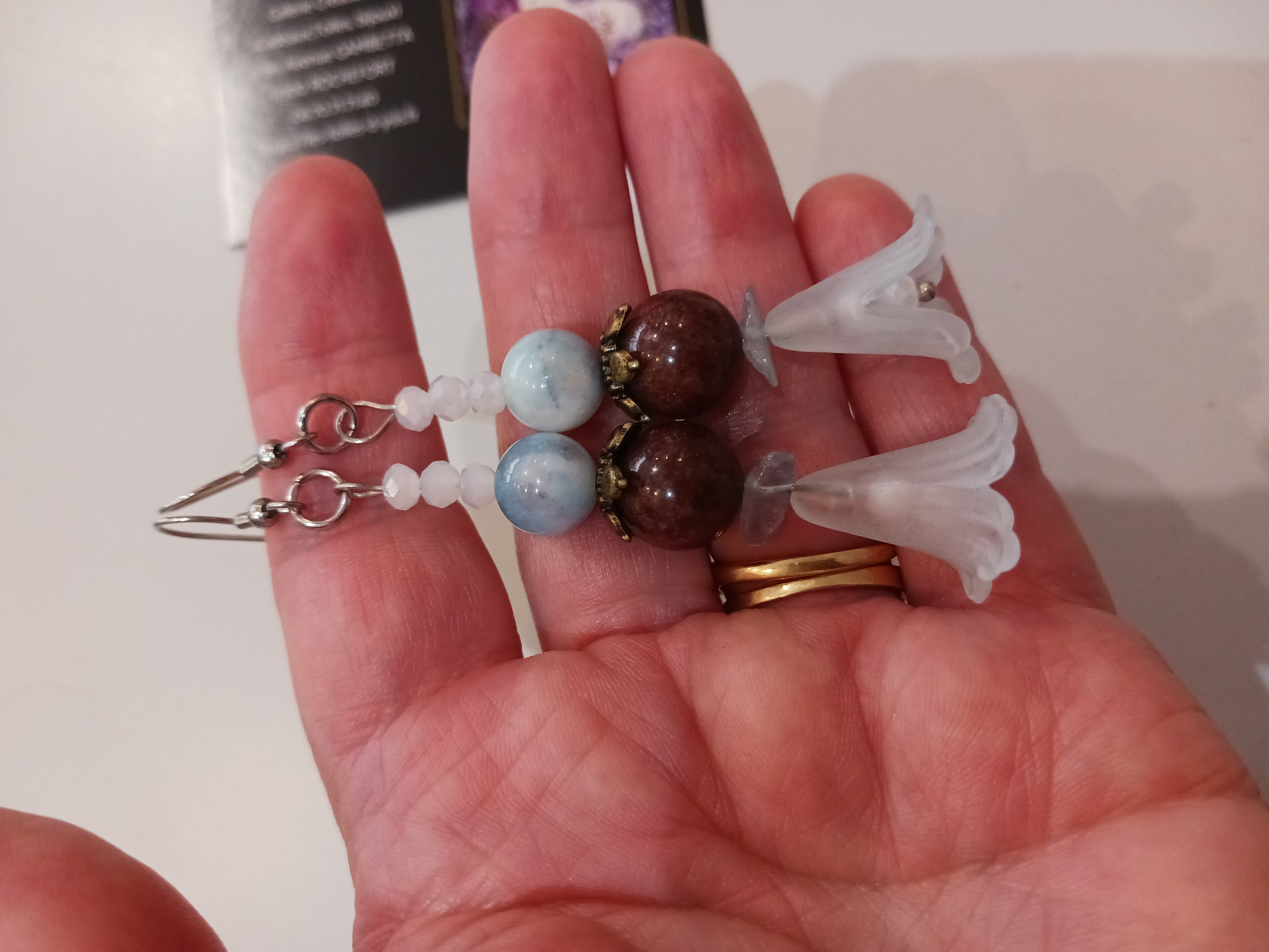 Boucles bleu et chocolat