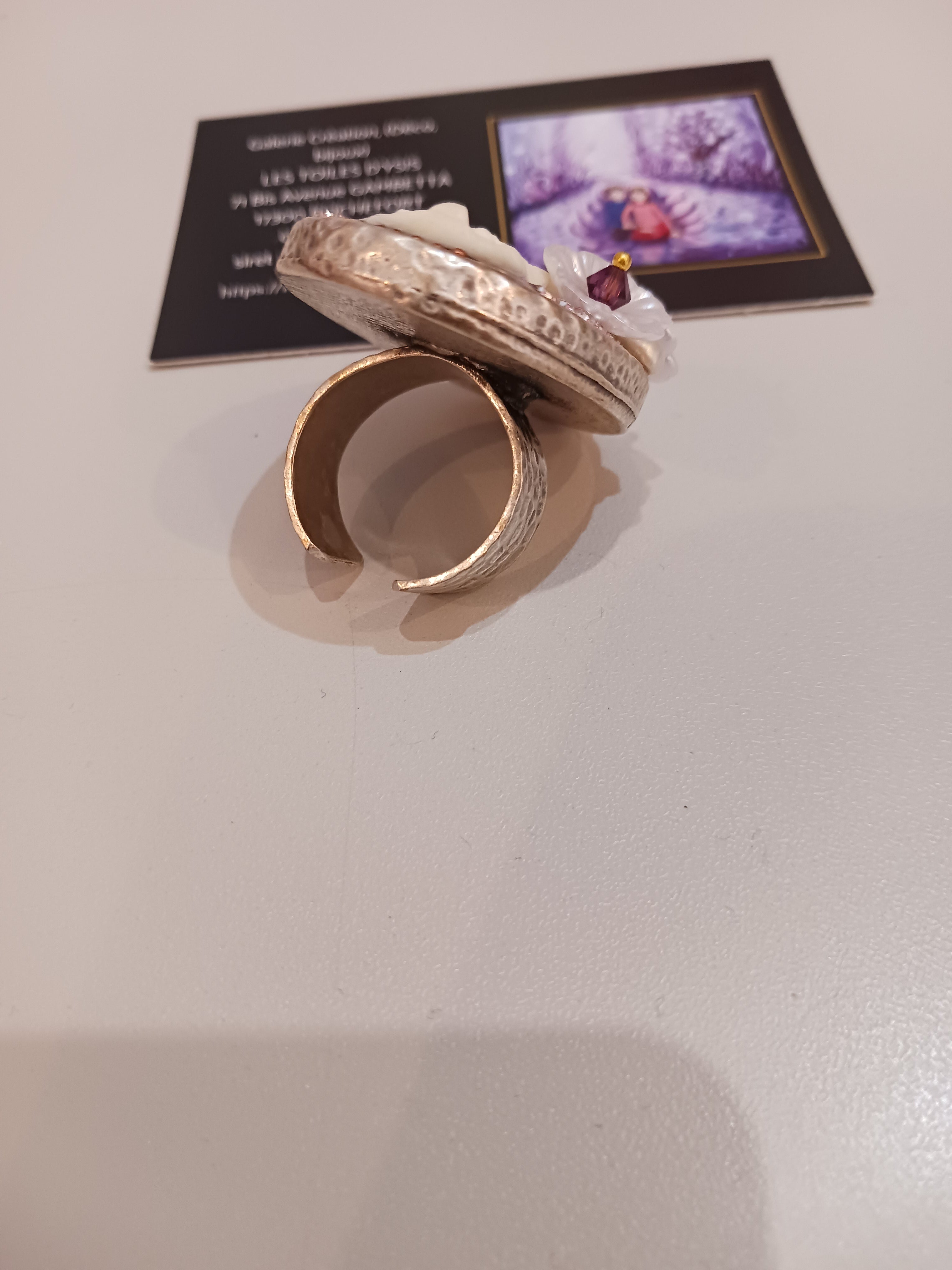 Grosse bague Féérique chouette
