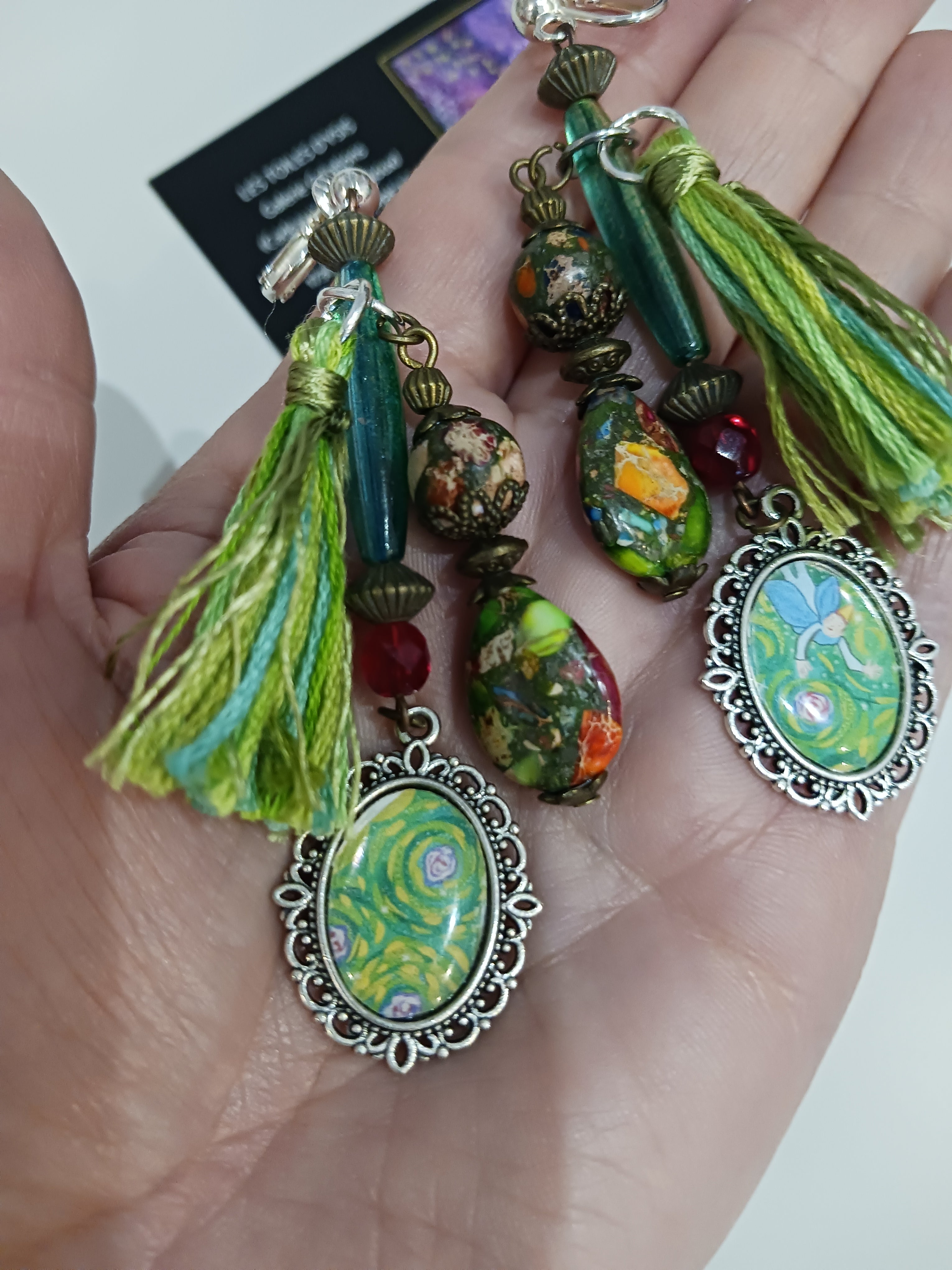 Clips Ange et Ciel de fleurs