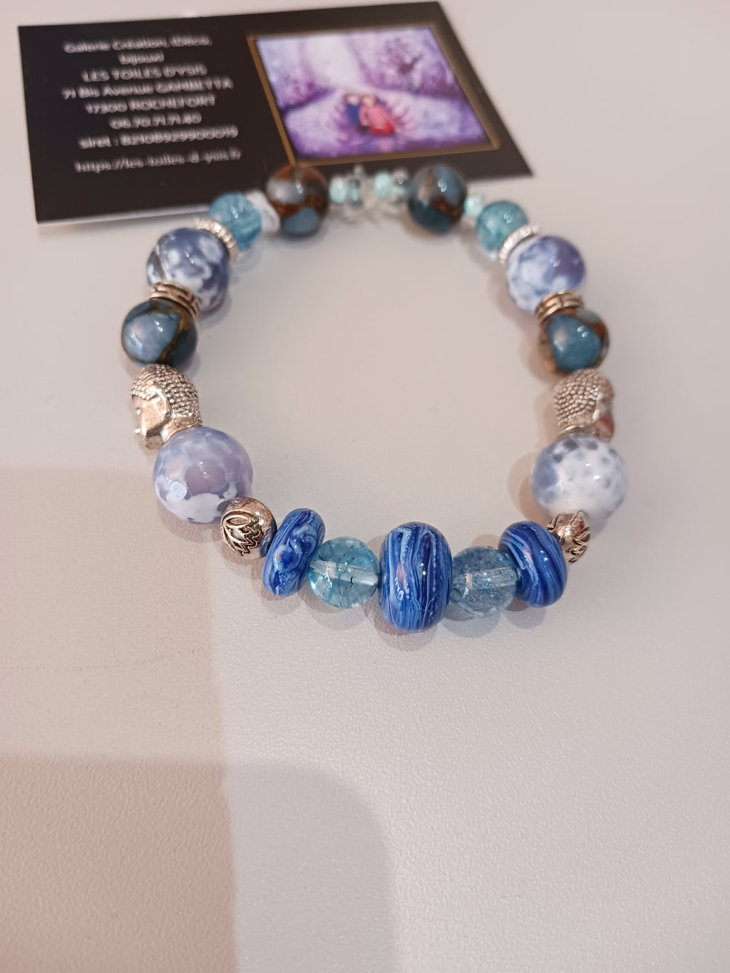 Bracelet fleurs de lotus