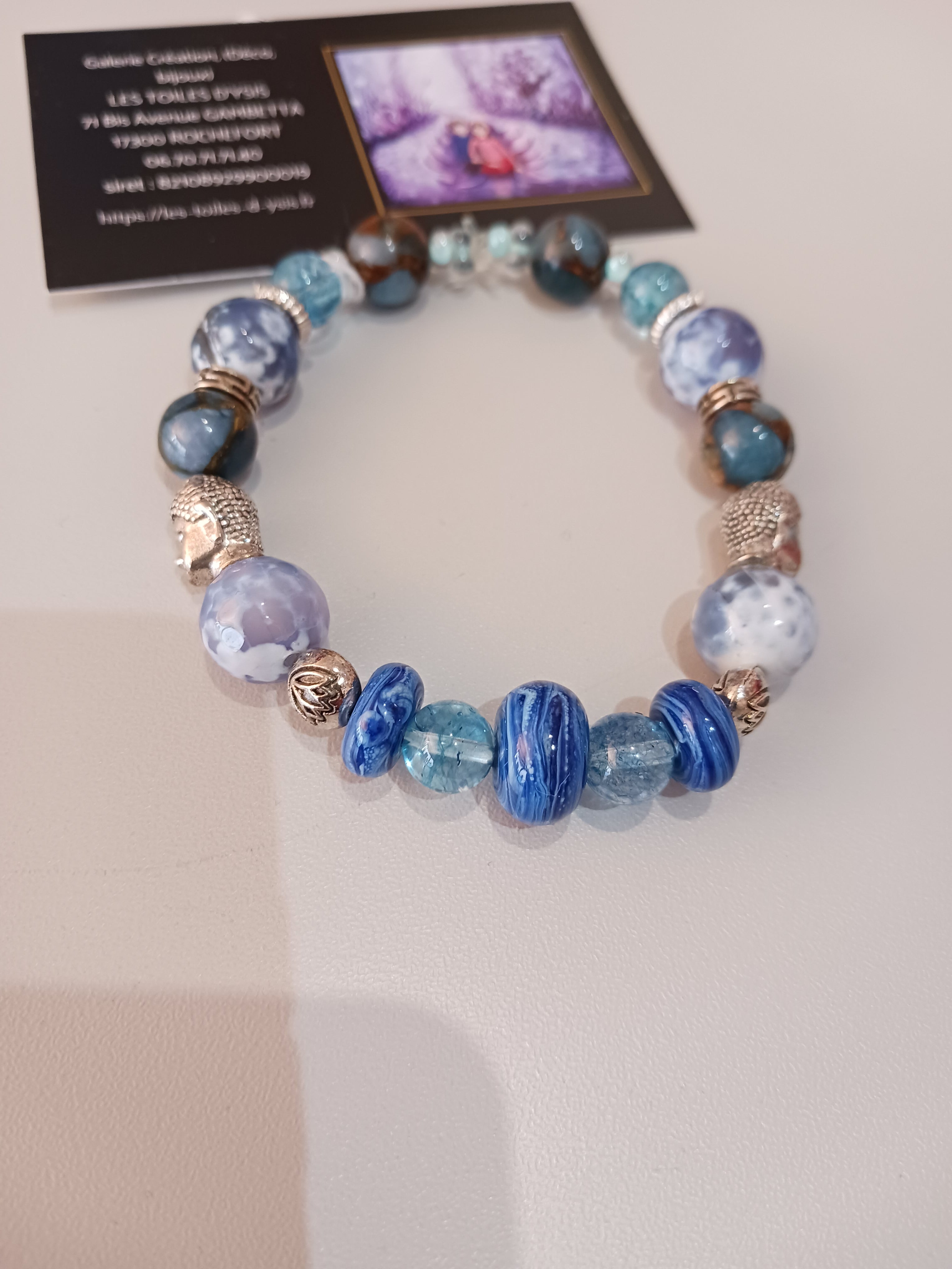 Bracelet fleurs de lotus