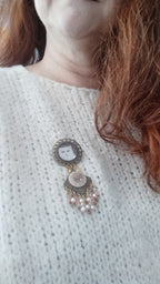 Broche Chat comète