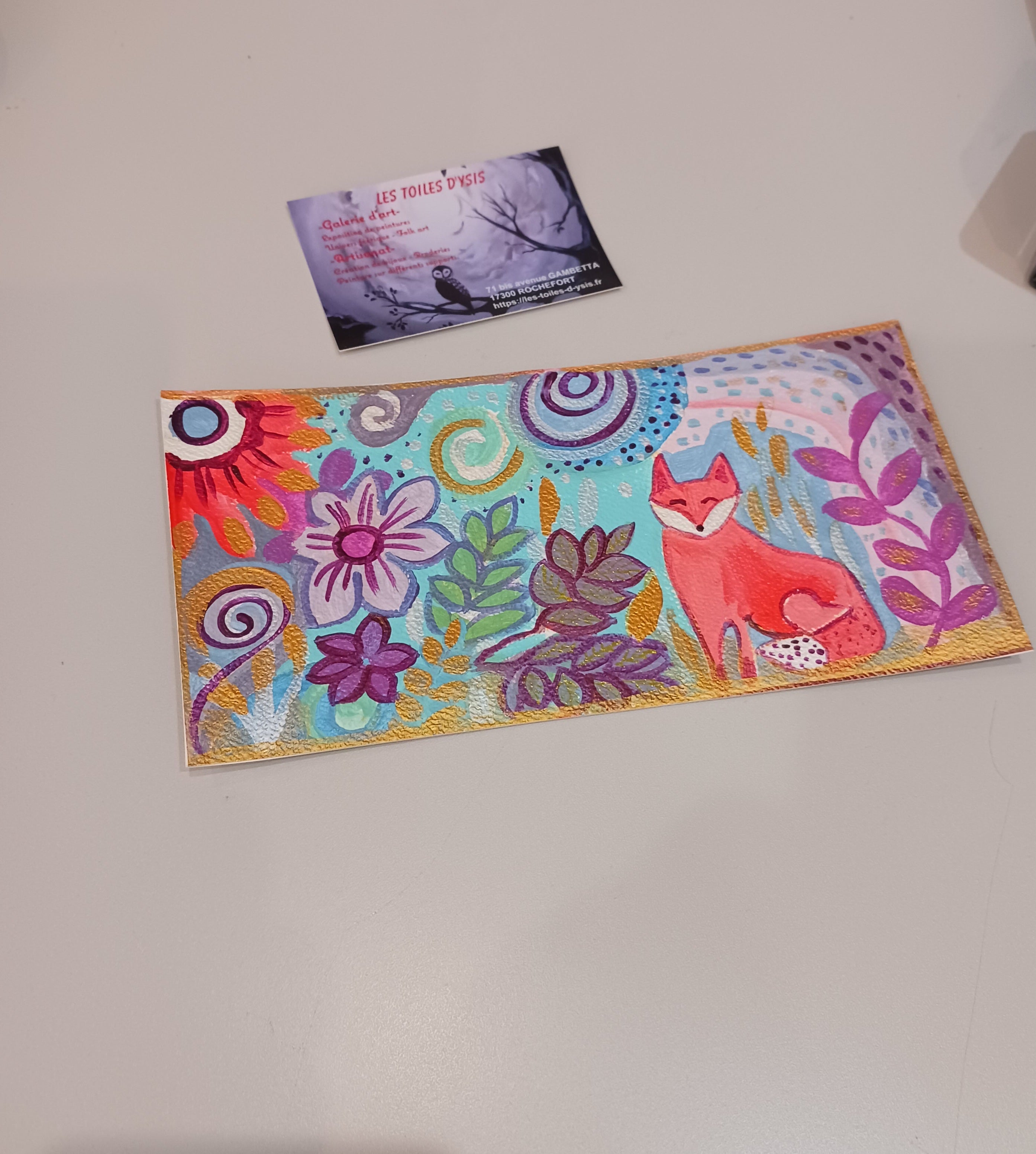 Carte postale Renard