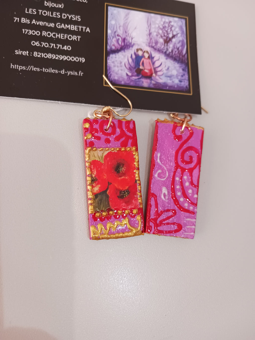 Boucles Coquelicots